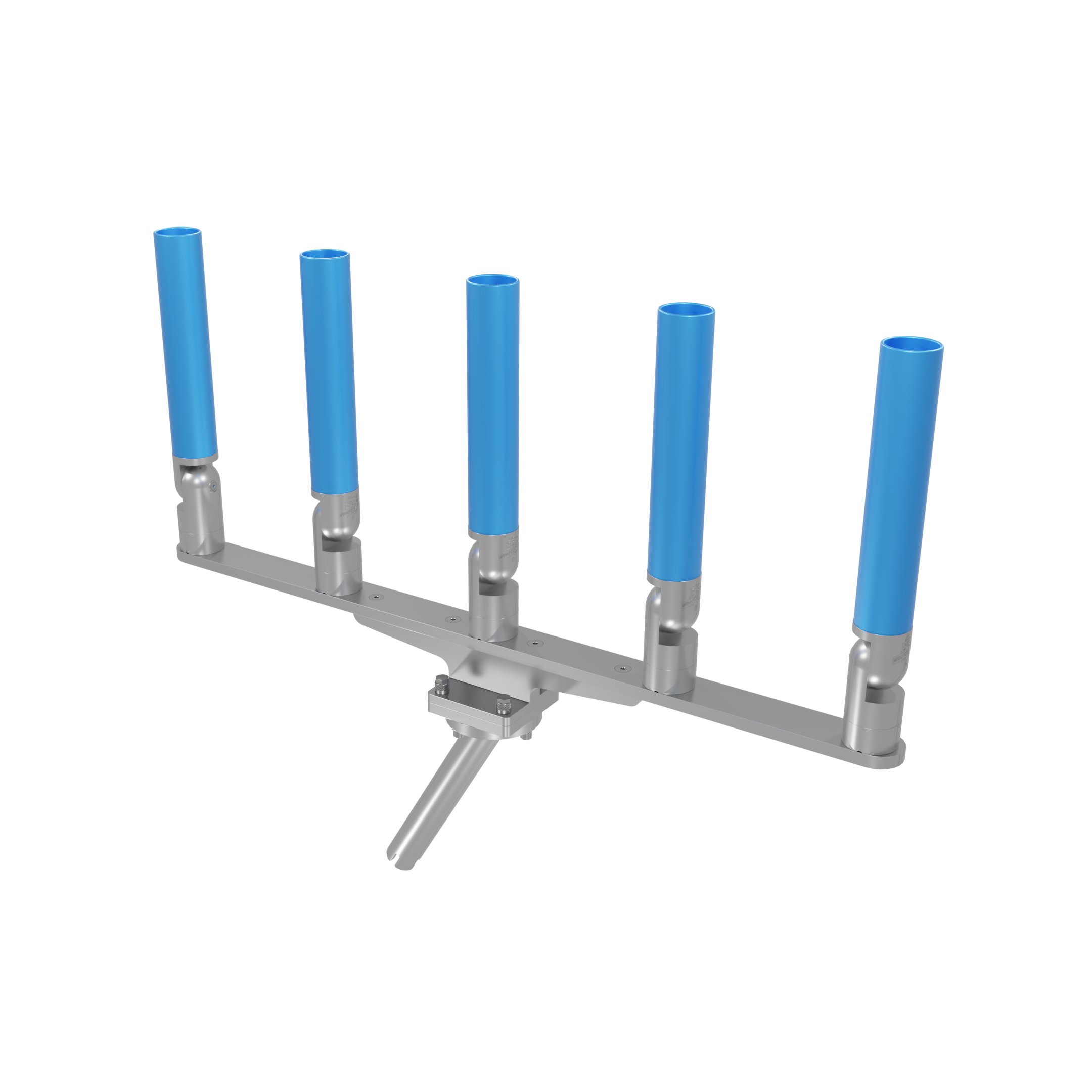 QUINT HORIZONTAL TREE ROD HOLDER WITH GIMBAL