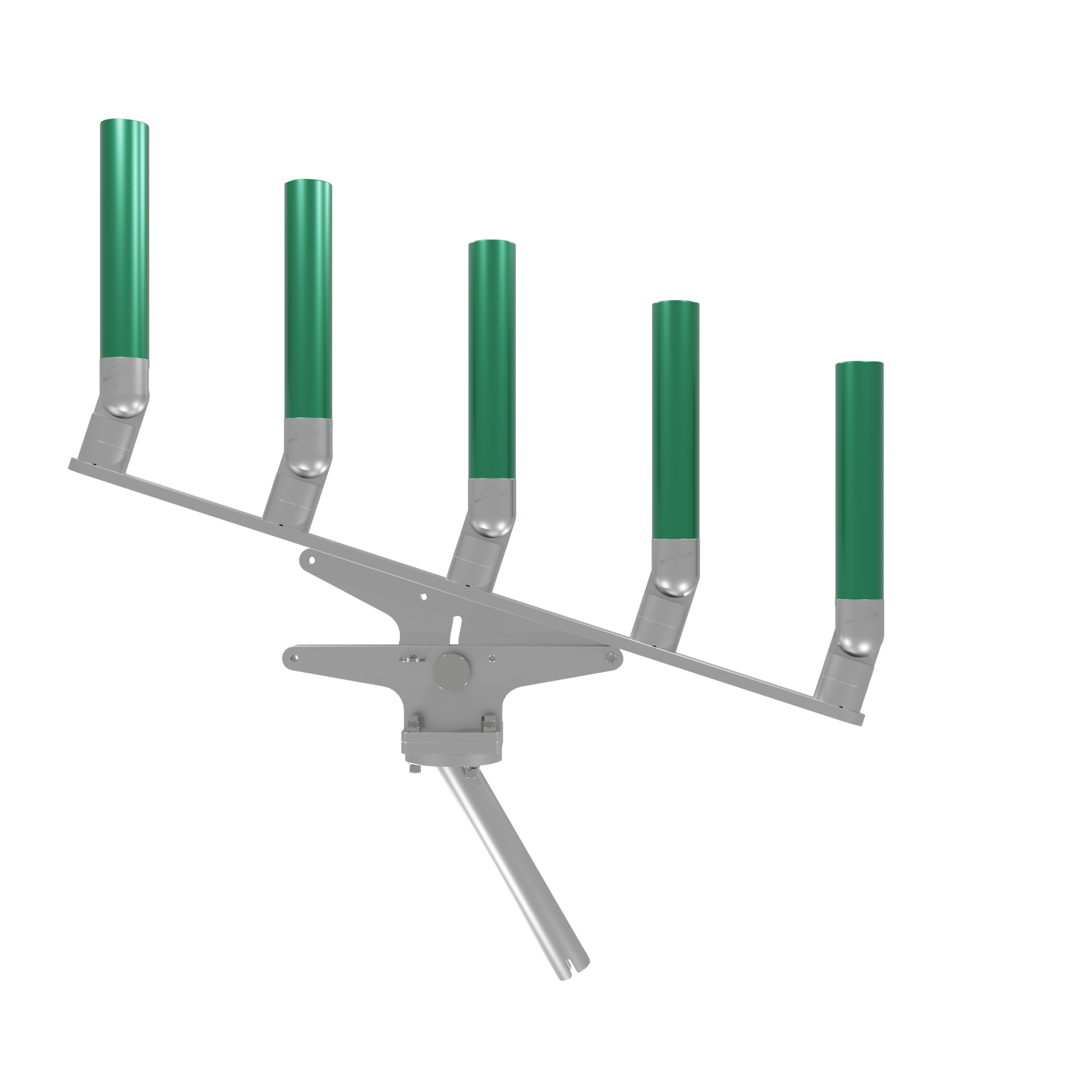 QUINT ARTICULATING TREE ROD HOLDER WITH GIMBAL