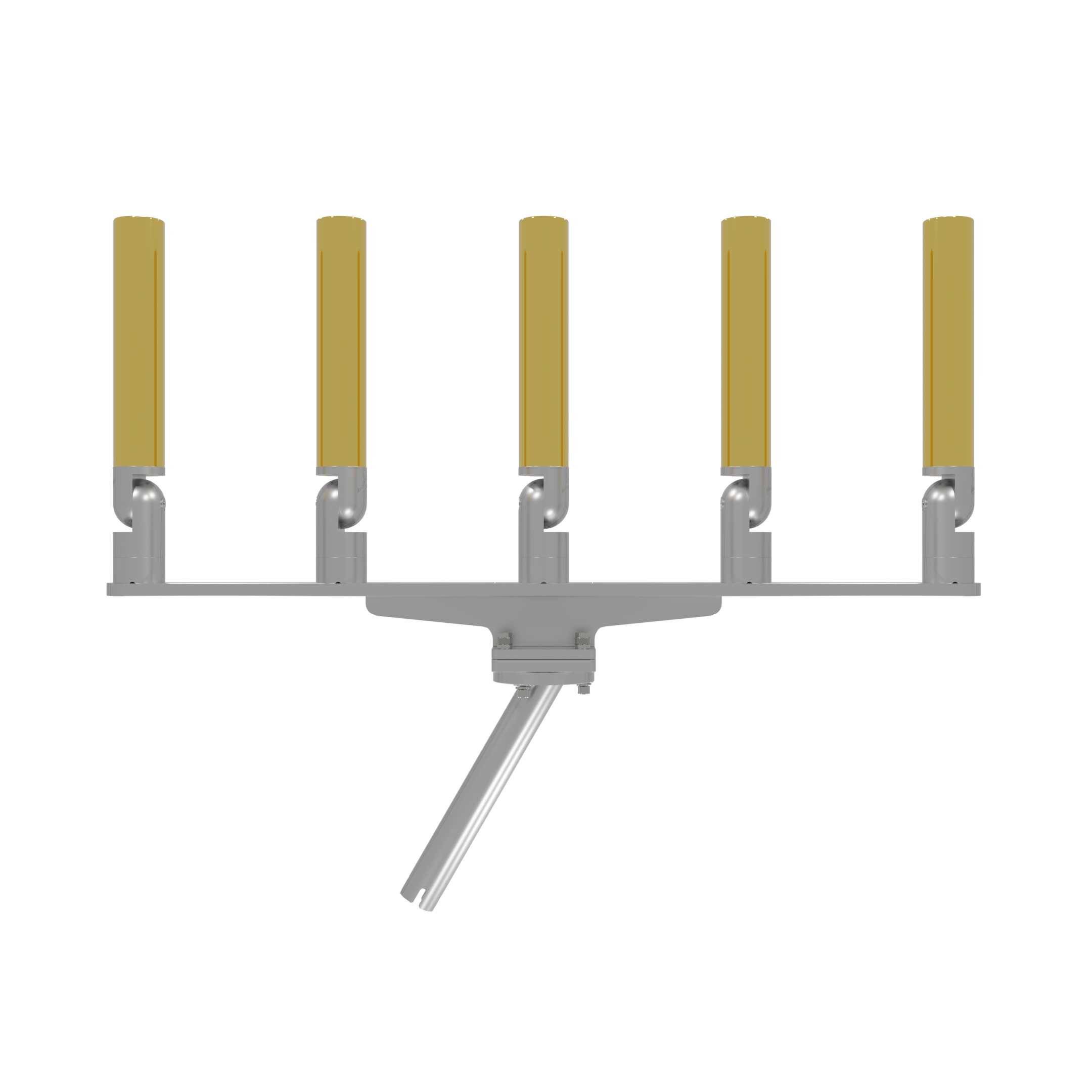 QUINT HORIZONTAL TREE ROD HOLDER WITH GIMBAL
