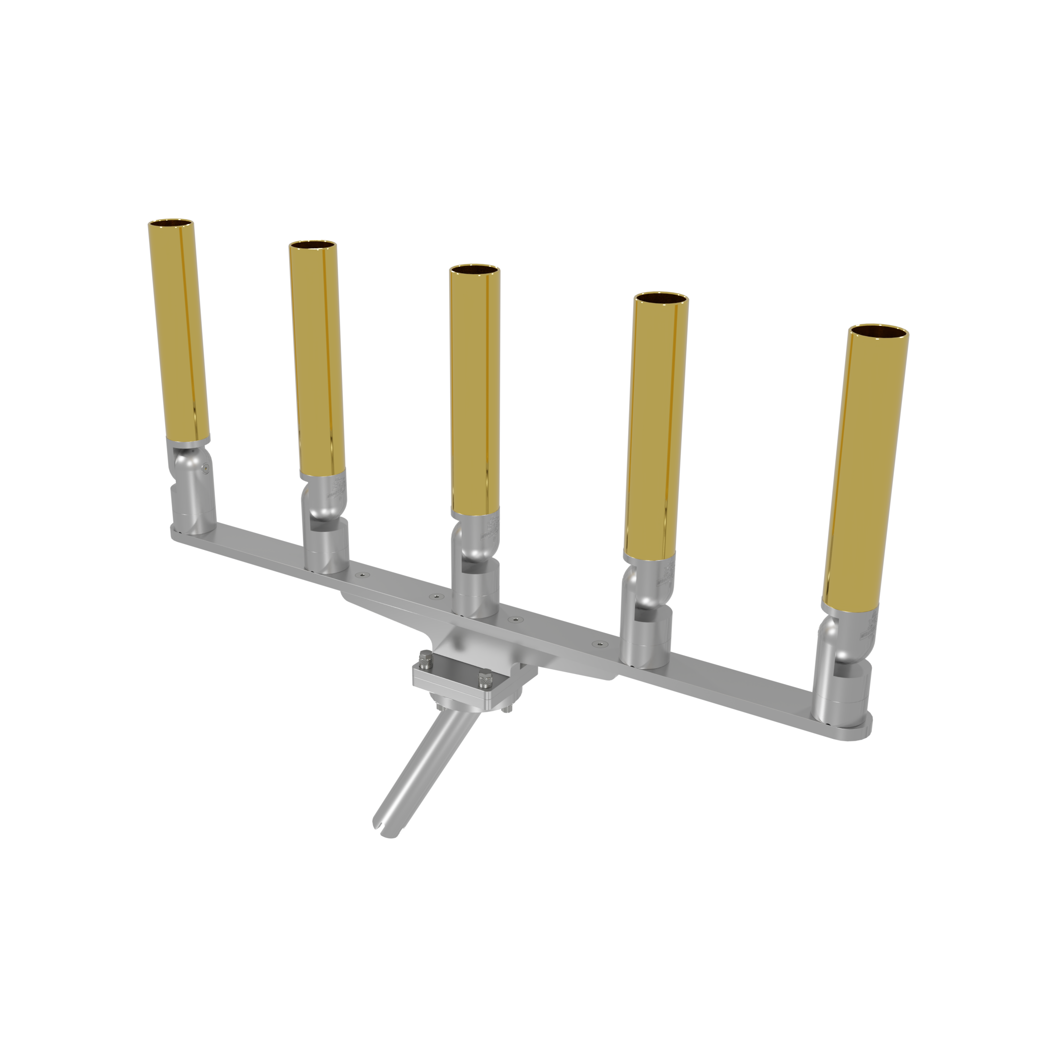 QUINT HORIZONTAL TREE ROD HOLDER WITH GIMBAL