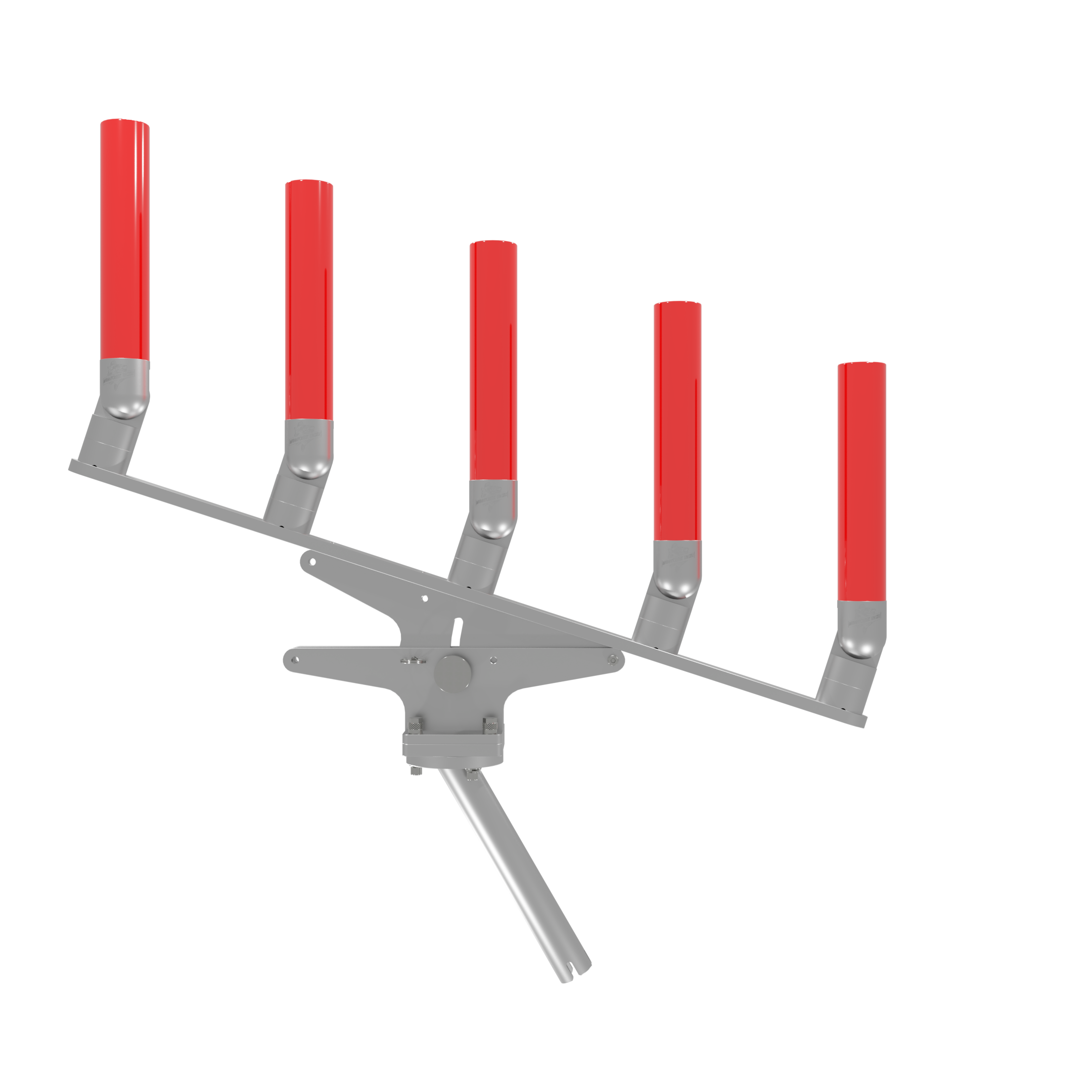 QUINT ARTICULATING TREE ROD HOLDER WITH GIMBAL