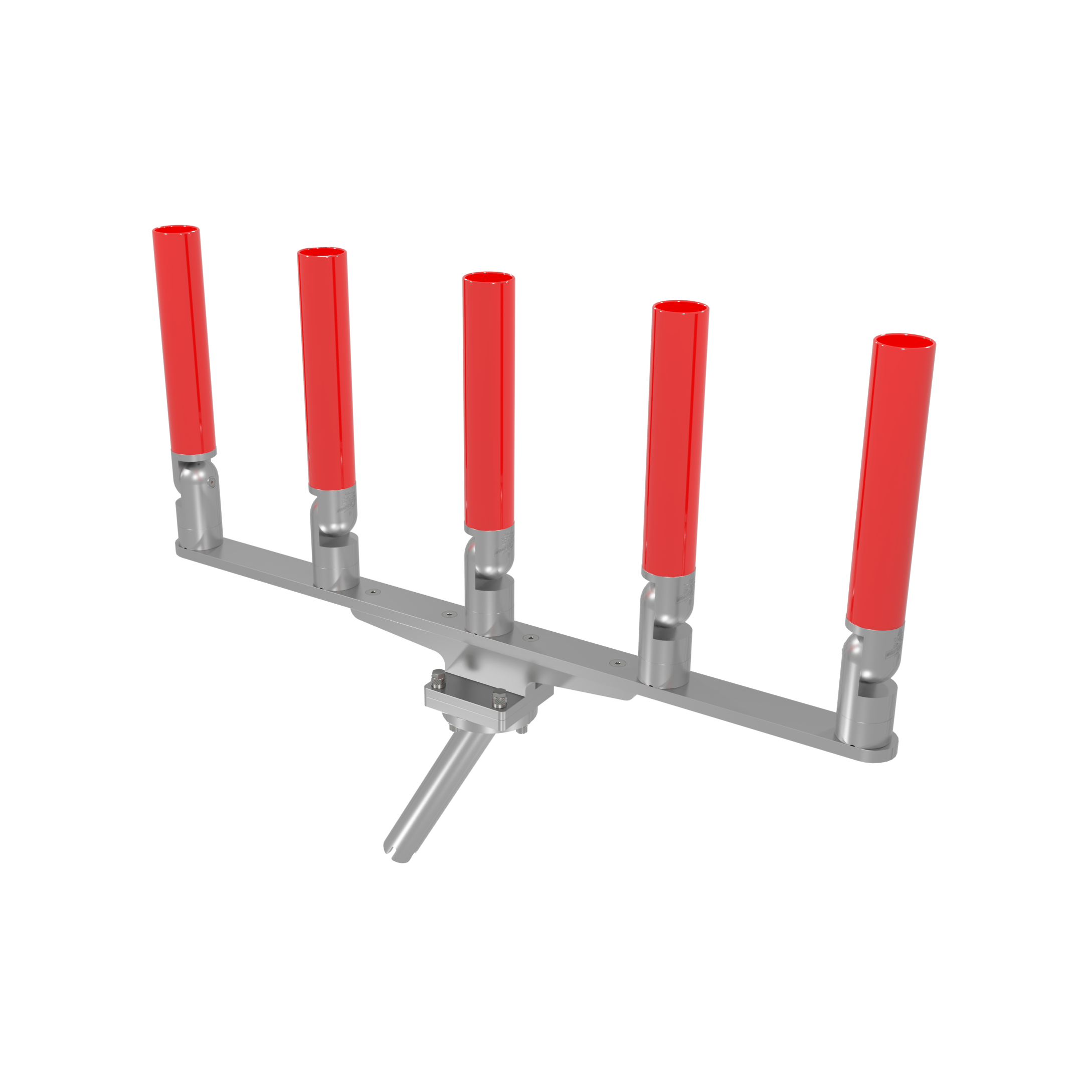 QUINT HORIZONTAL TREE ROD HOLDER WITH GIMBAL