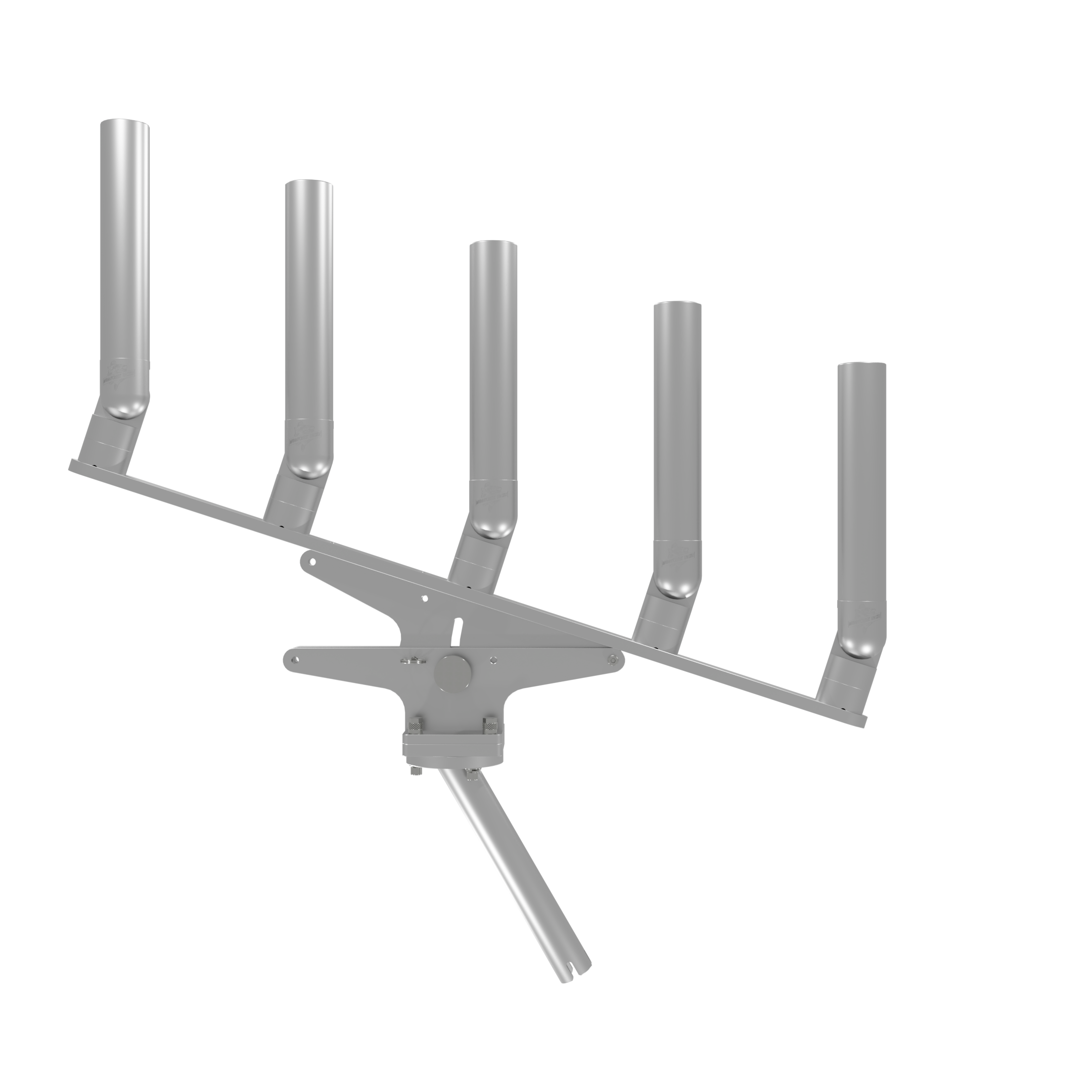 QUINT ARTICULATING TREE ROD HOLDER WITH GIMBAL