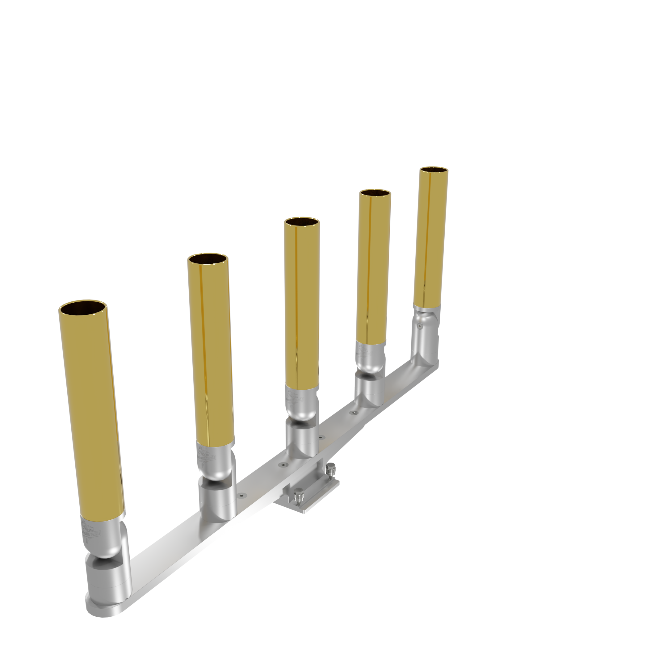 QUINT HORIZONTAL TREE ROD HOLDER WITH MOUNT