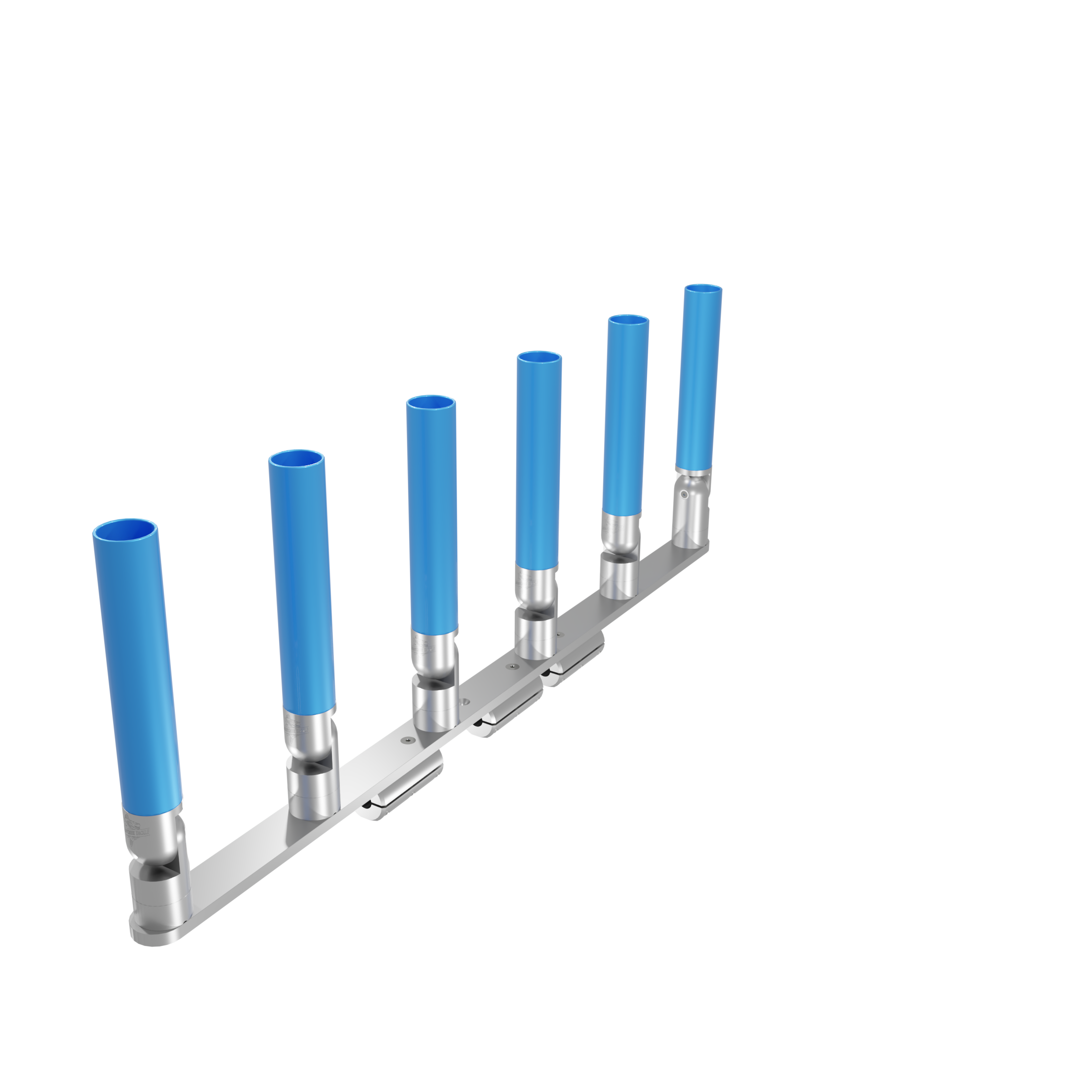 BIG SIX HORIZONTAL TREE ROD HOLDER WITH MOUNT