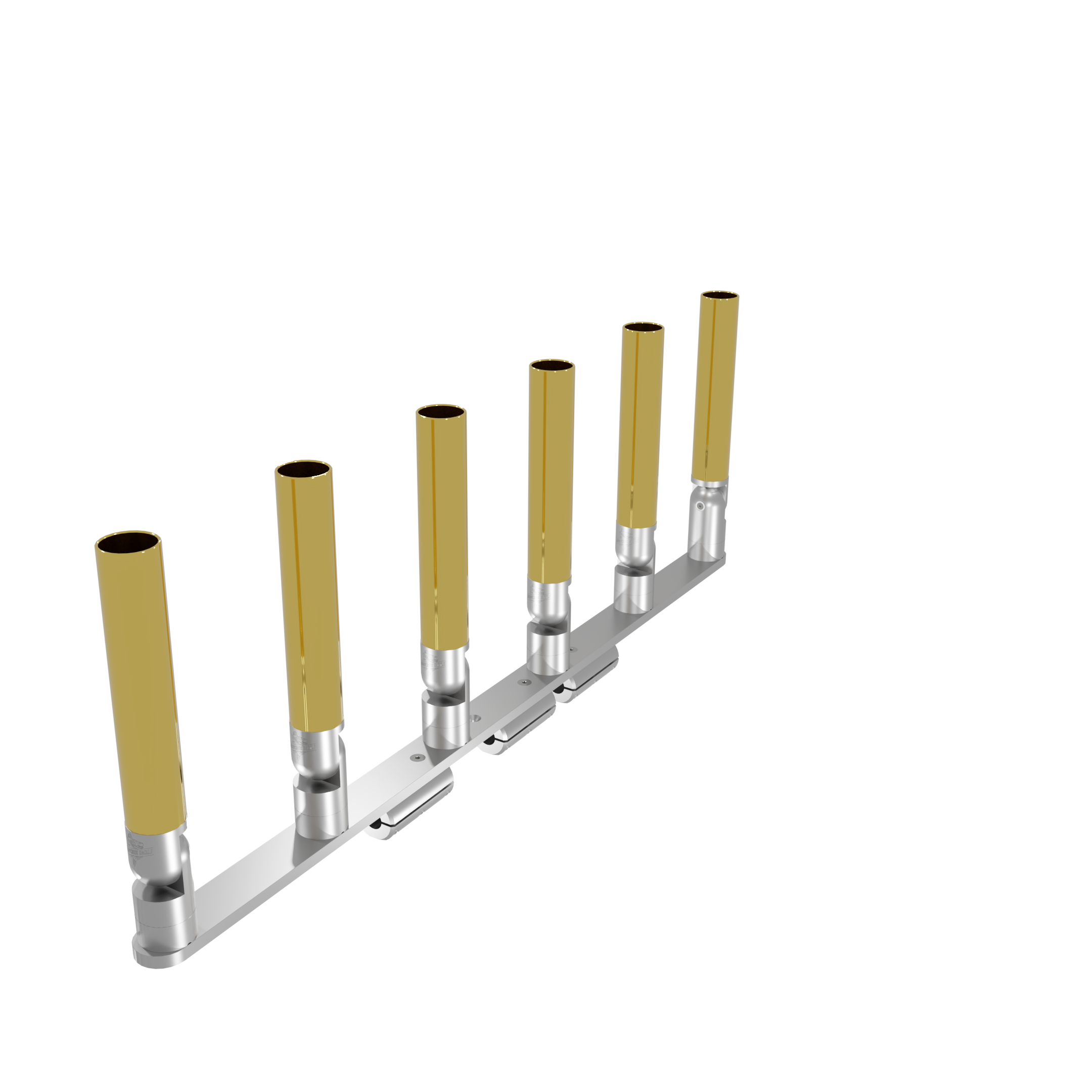 BIG SIX HORIZONTAL TREE ROD HOLDER WITH MOUNT