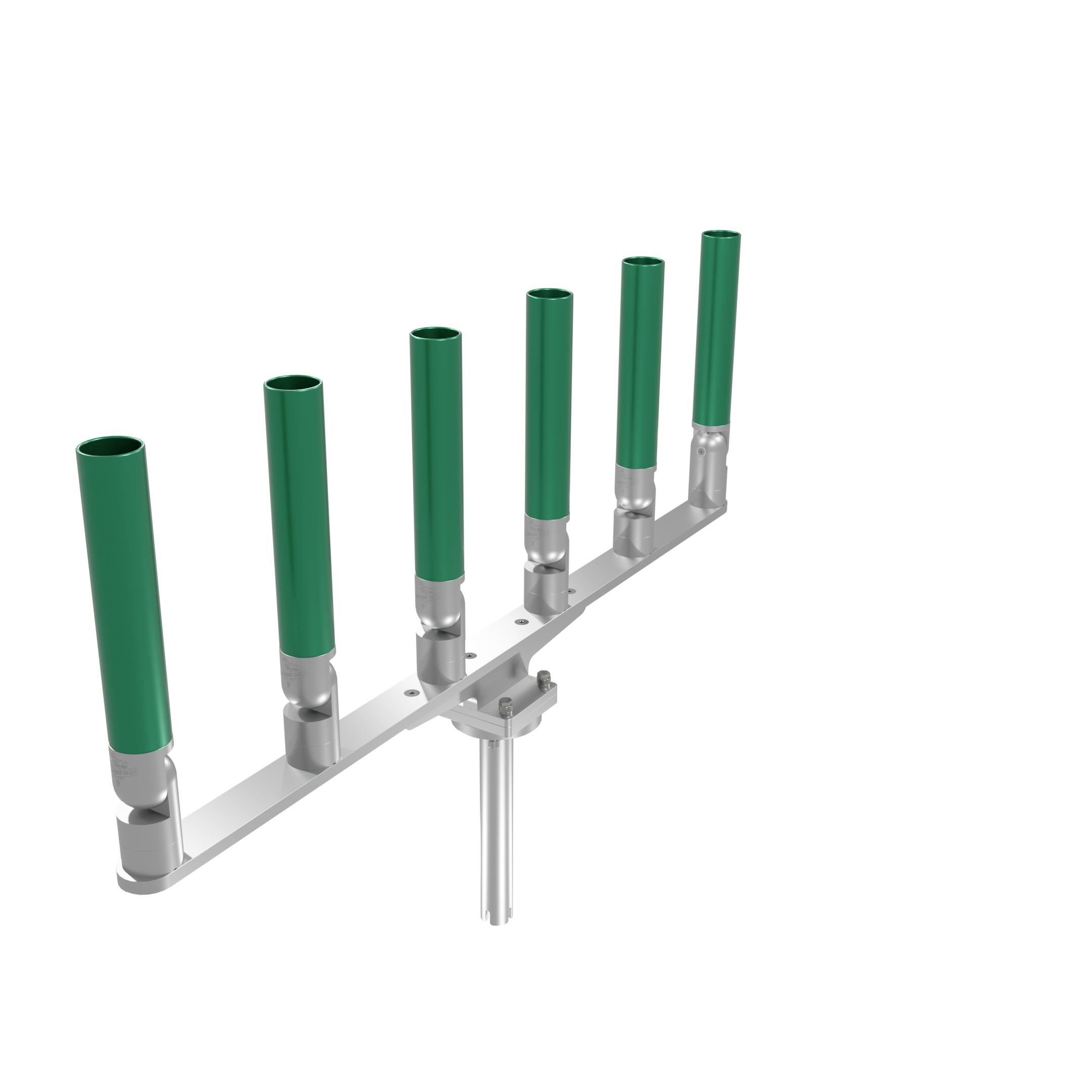 BIG SIX HORIZONTAL TREE ROD HOLDER WITH MOUNT