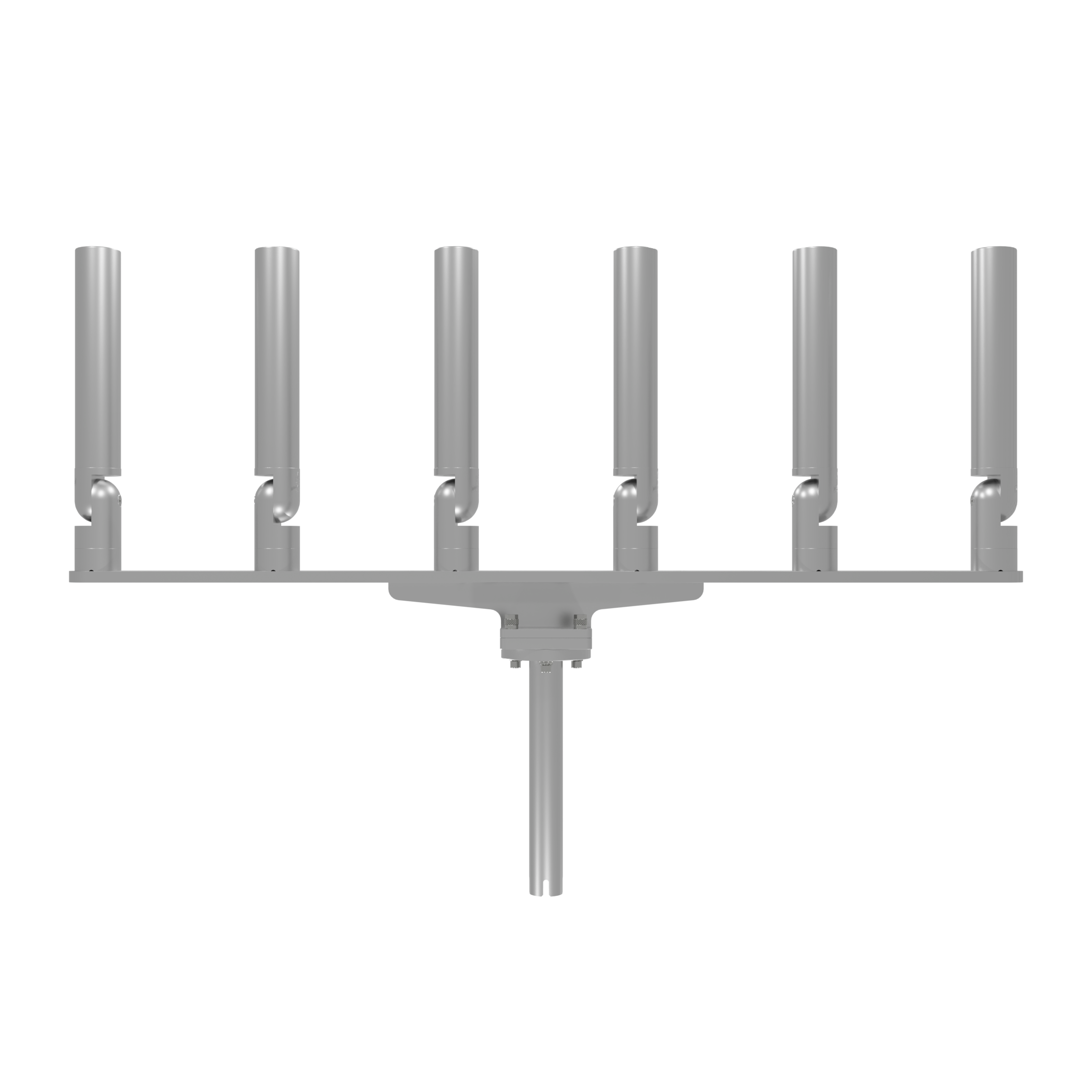 BIG SIX HORIZONTAL TREE ROD HOLDER WITH MOUNT