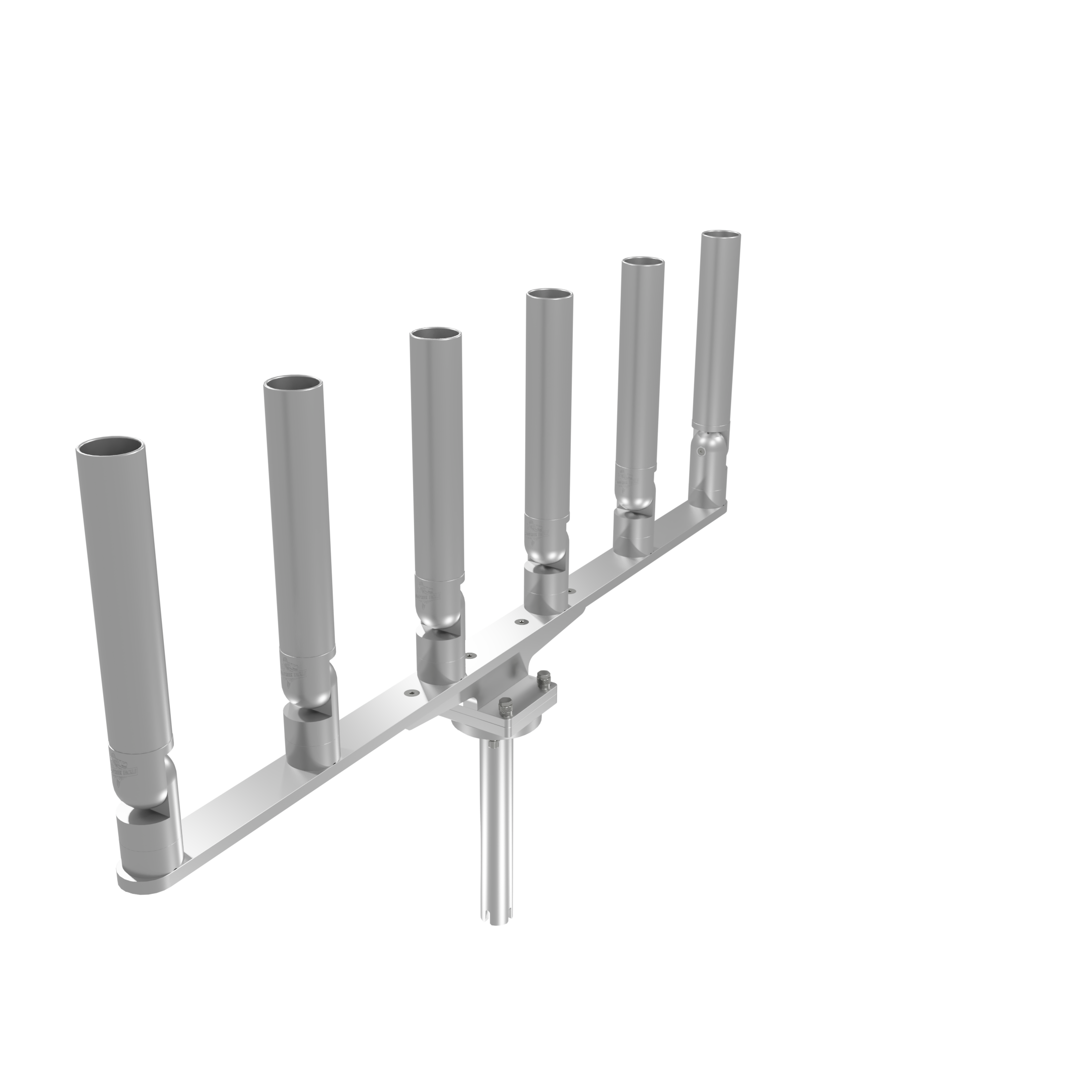 BIG SIX HORIZONTAL TREE ROD HOLDER WITH MOUNT