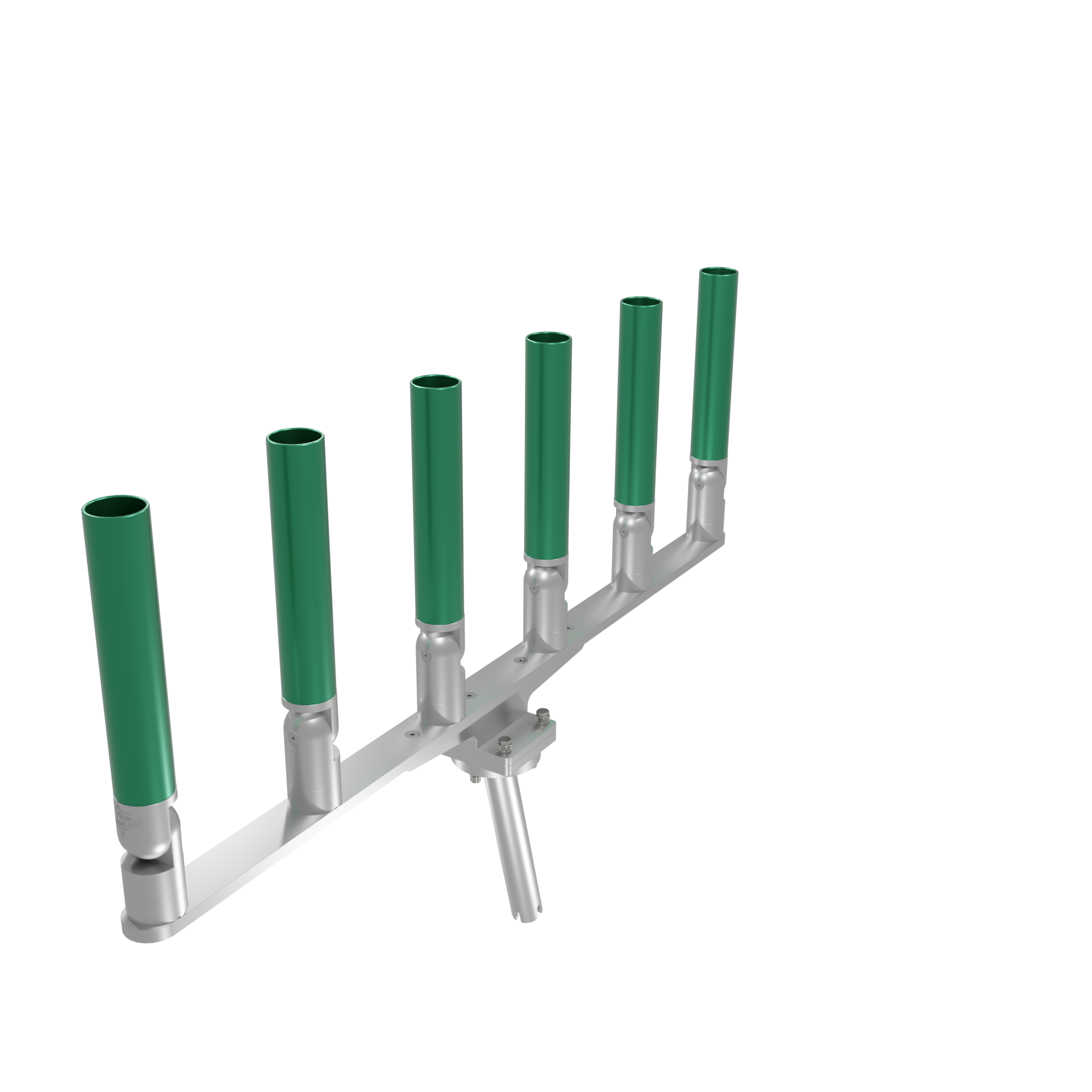 BIG SIX HORIZONTAL TREE ROD HOLDER WITH MOUNT