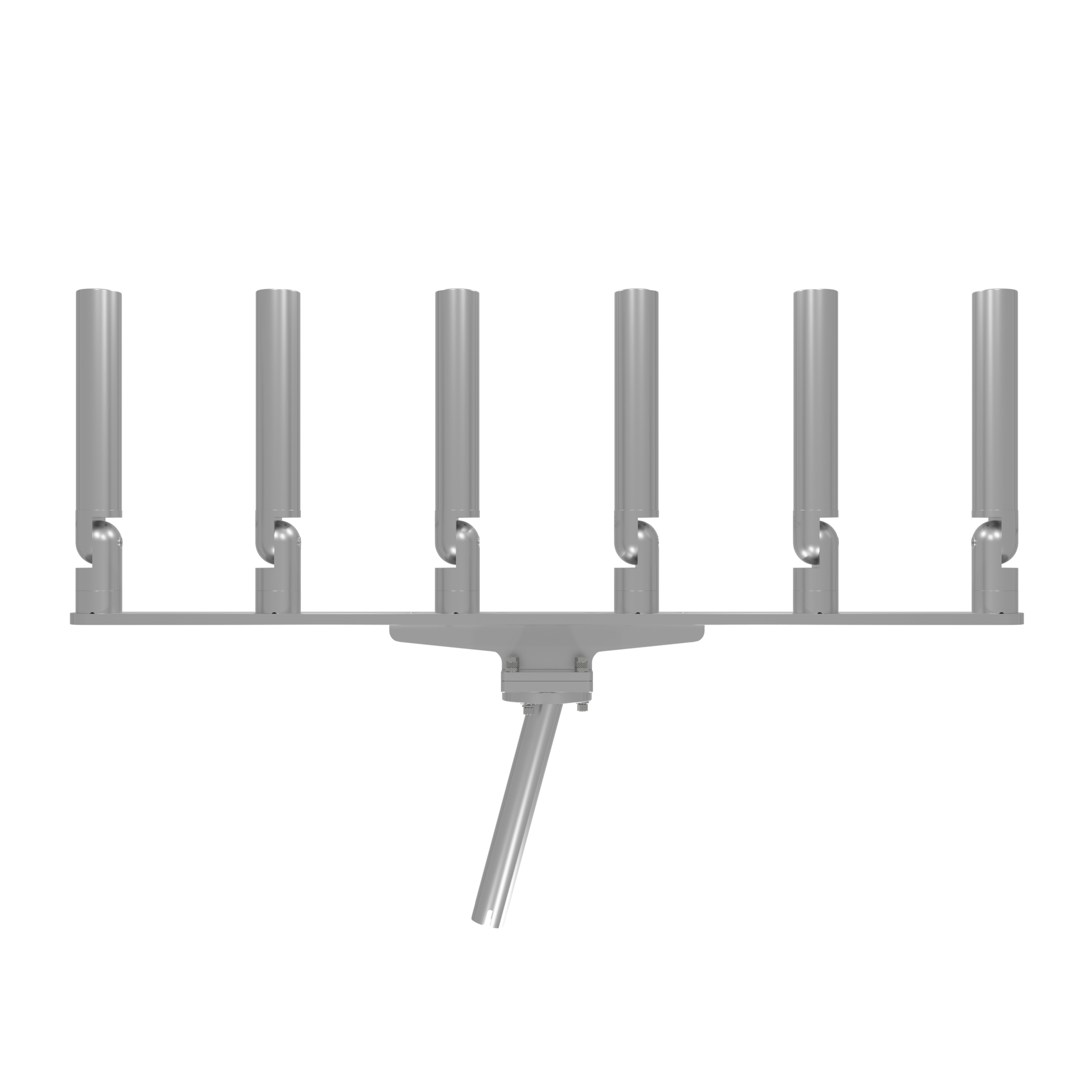BIG SIX HORIZONTAL TREE ROD HOLDER WITH MOUNT