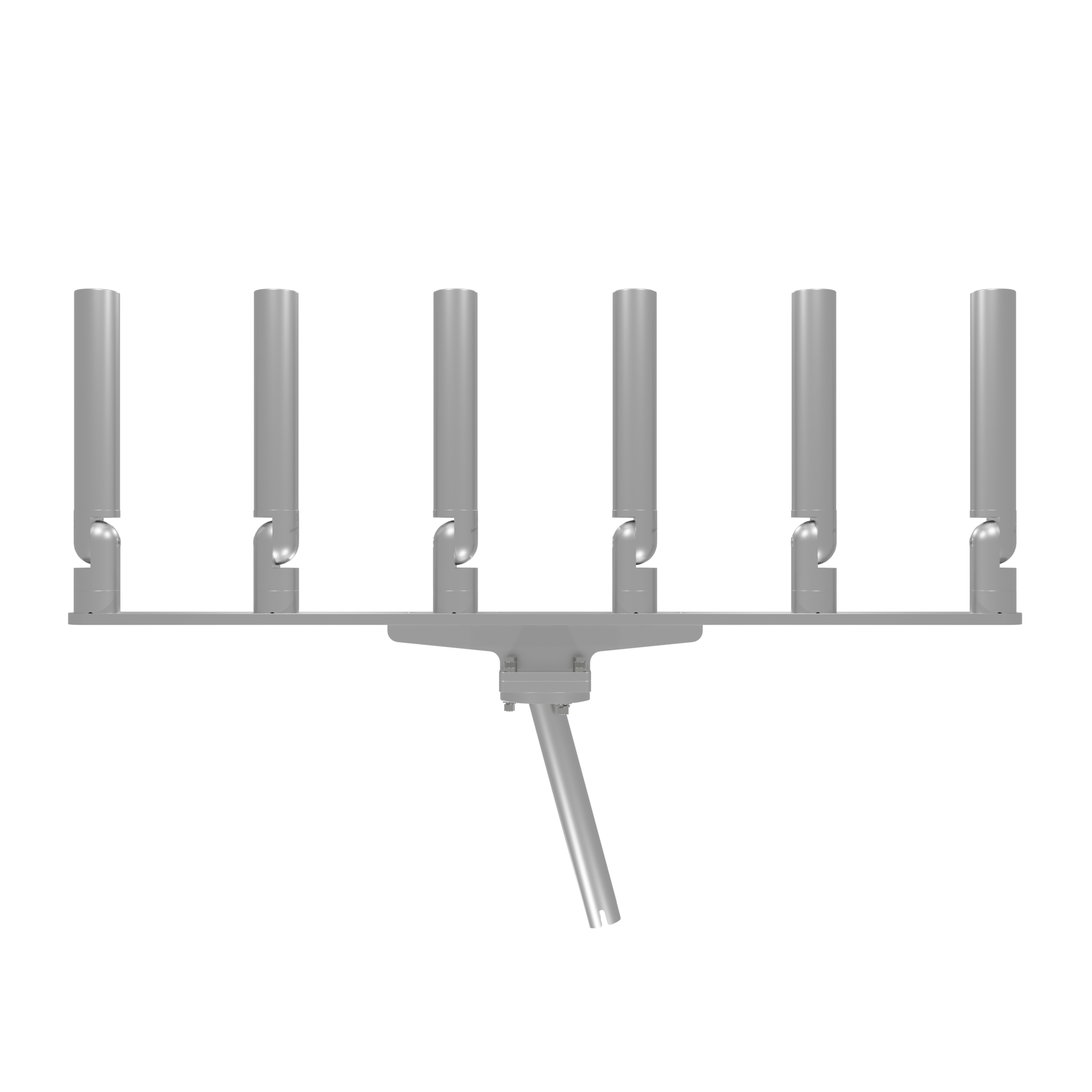 BIG SIX HORIZONTAL TREE ROD HOLDER WITH MOUNT