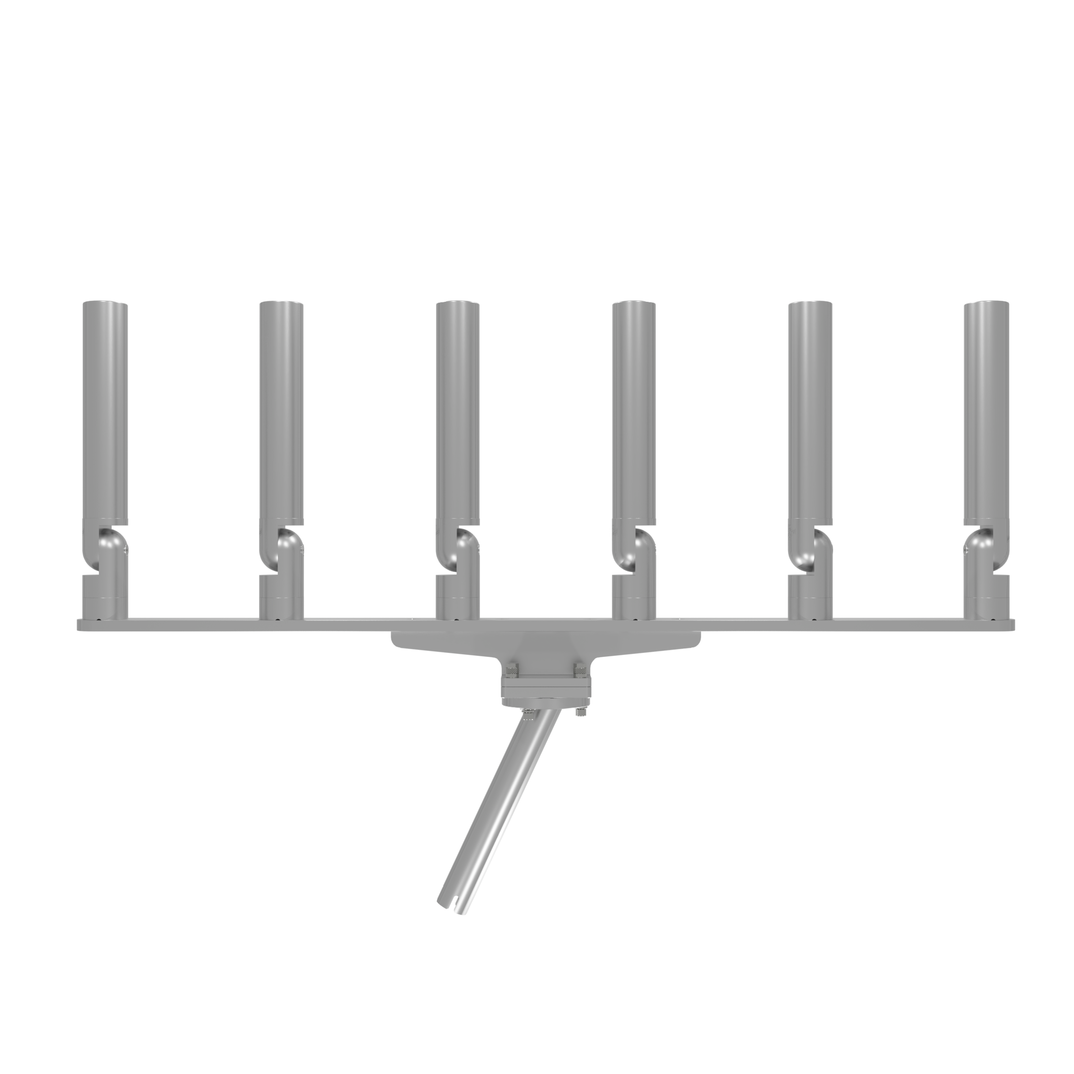 BIG SIX HORIZONTAL TREE ROD HOLDER WITH MOUNT