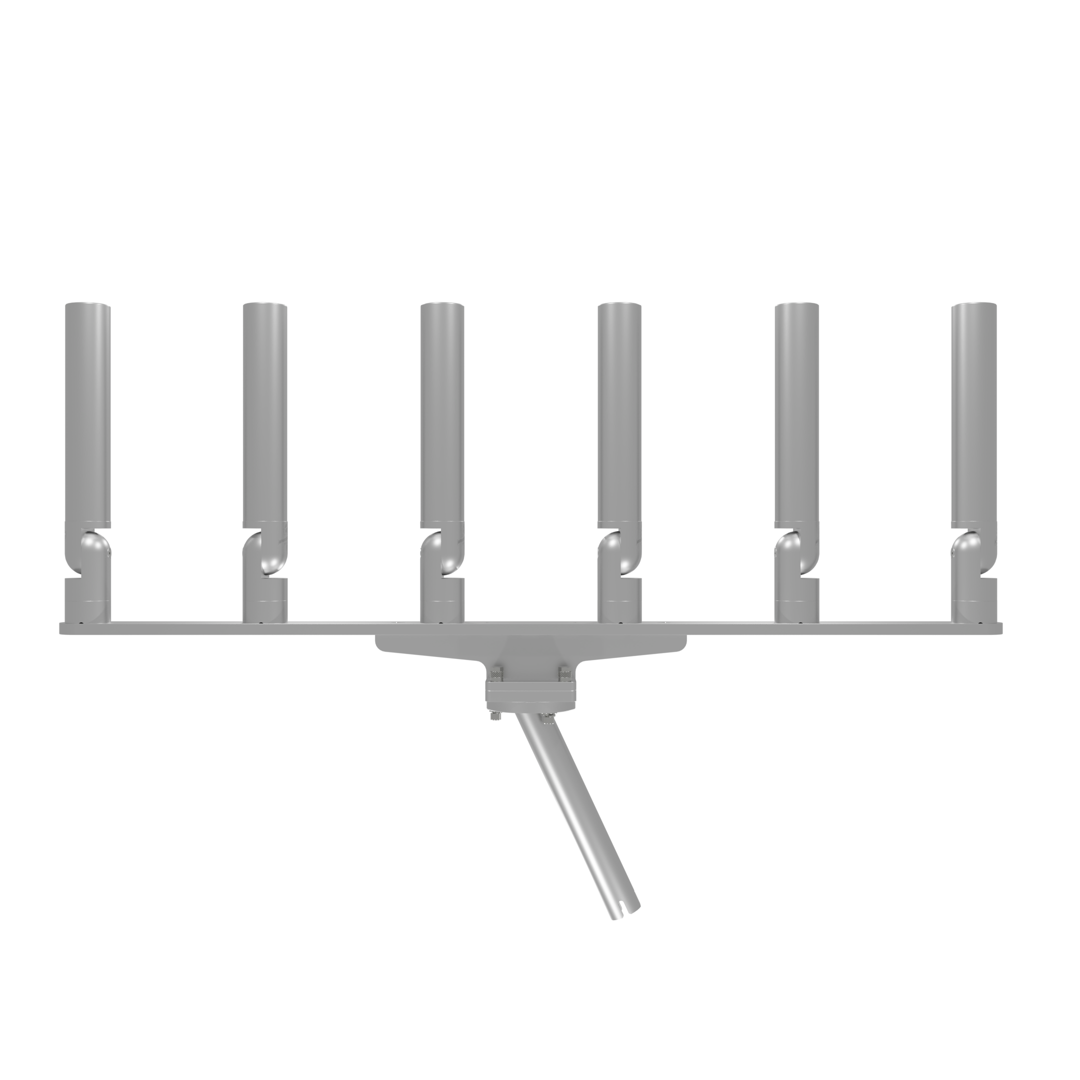 BIG SIX HORIZONTAL TREE ROD HOLDER WITH MOUNT
