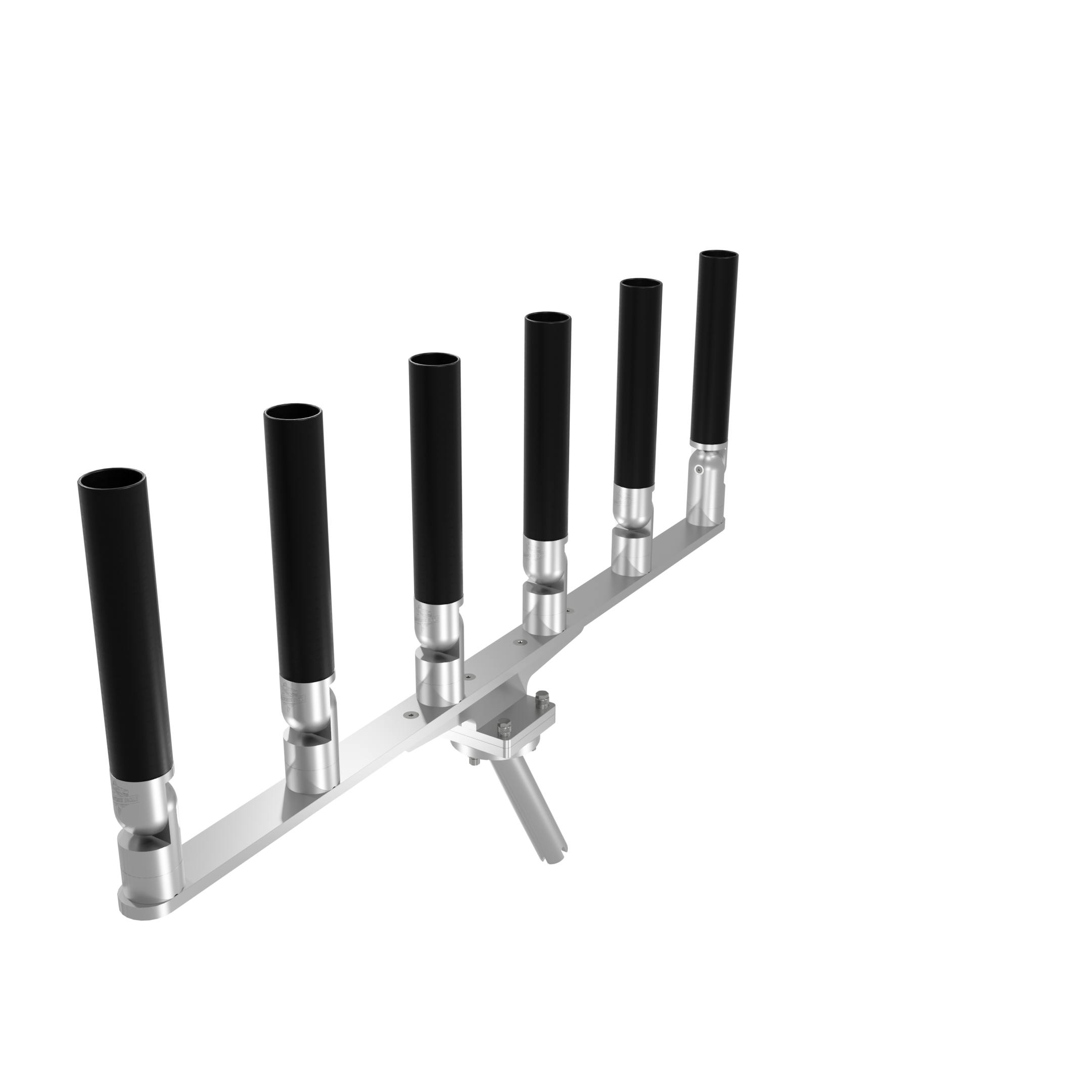 BIG SIX HORIZONTAL TREE ROD HOLDER WITH MOUNT