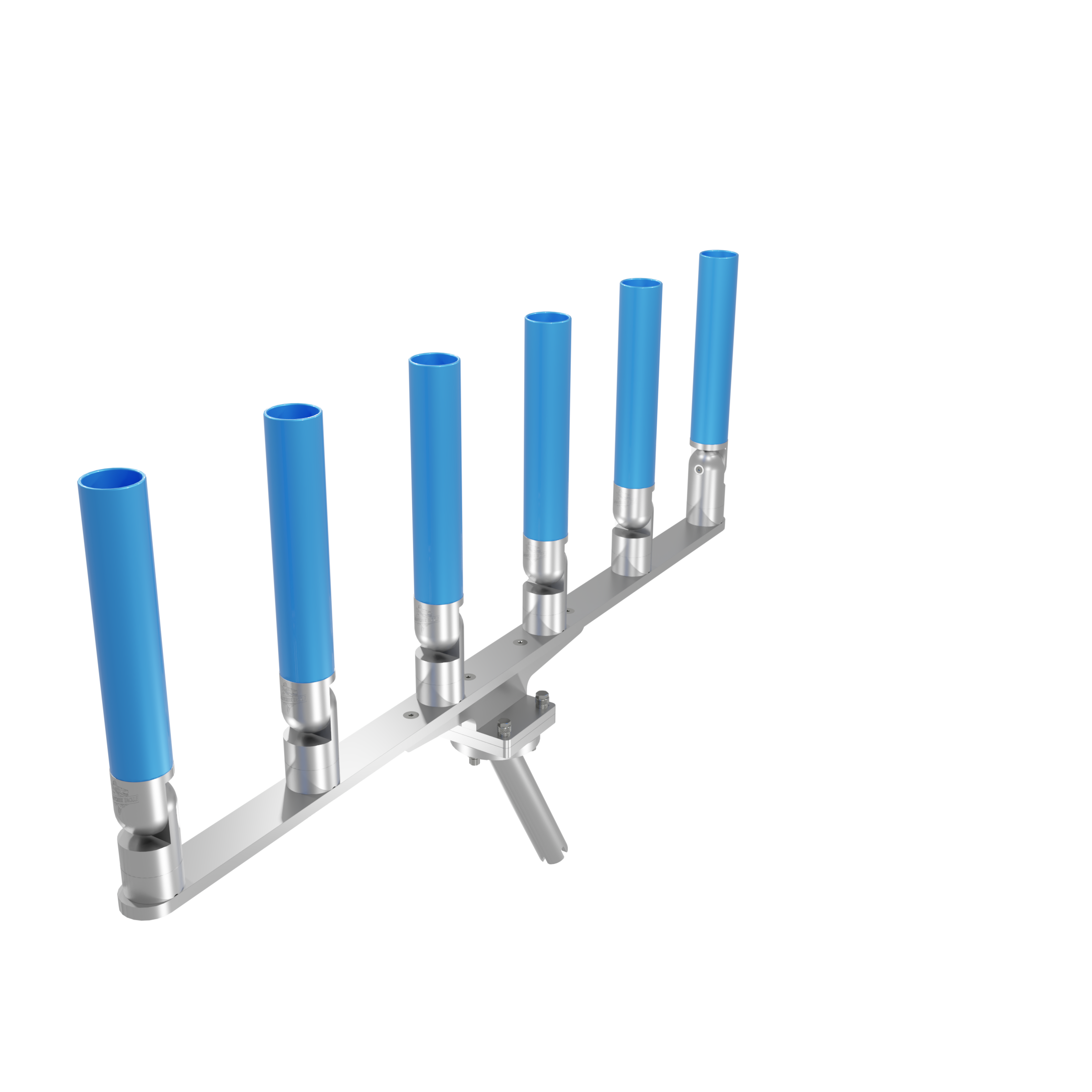 BIG SIX HORIZONTAL TREE ROD HOLDER WITH MOUNT