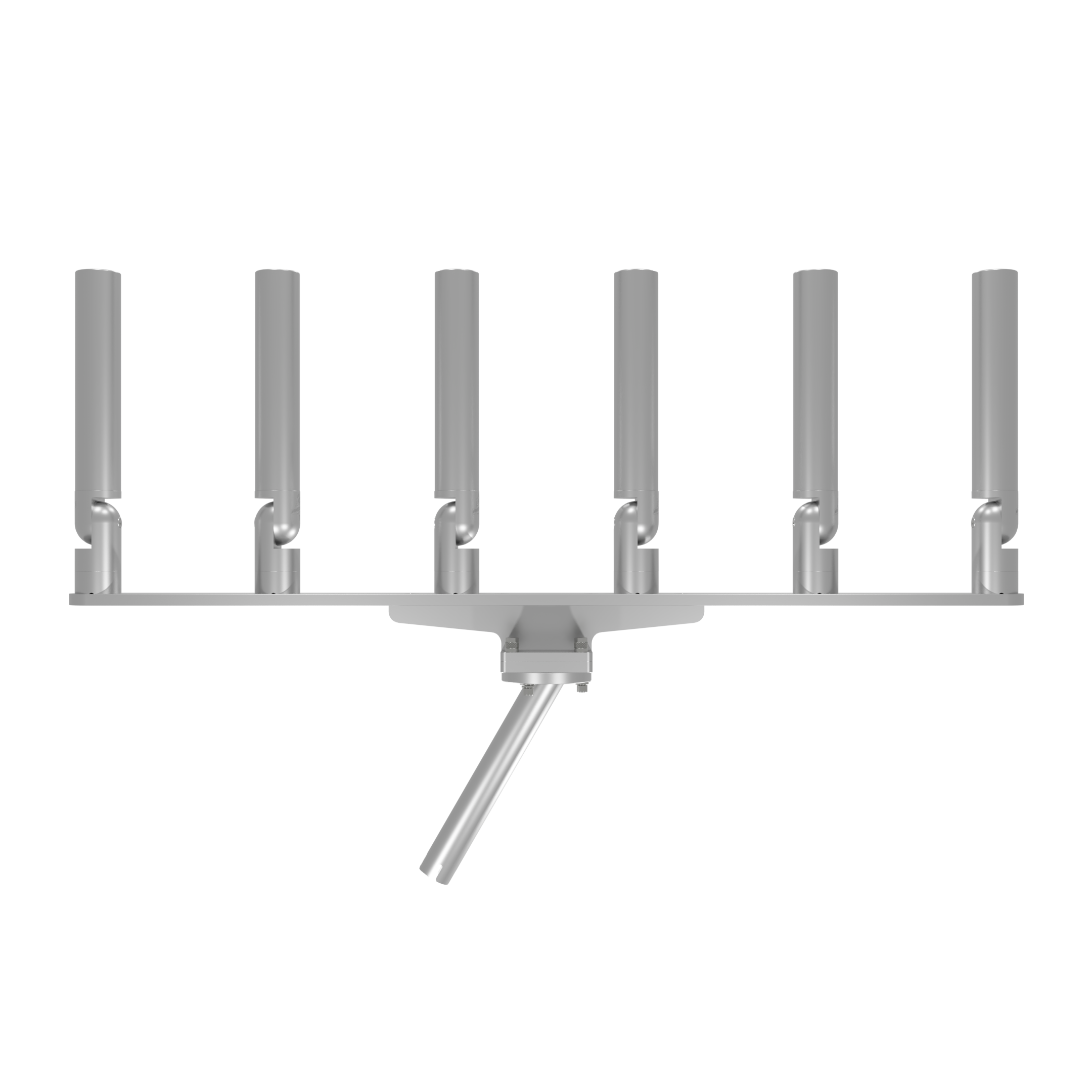 BIG SIX HORIZONTAL TREE ROD HOLDER WITH MOUNT