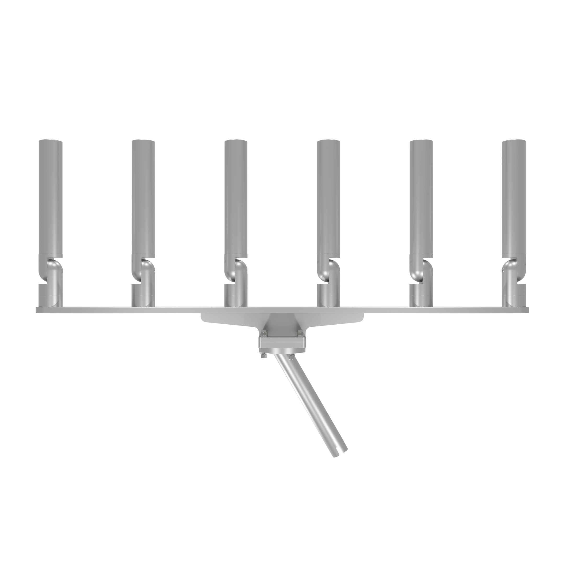 BIG SIX HORIZONTAL TREE ROD HOLDER WITH MOUNT