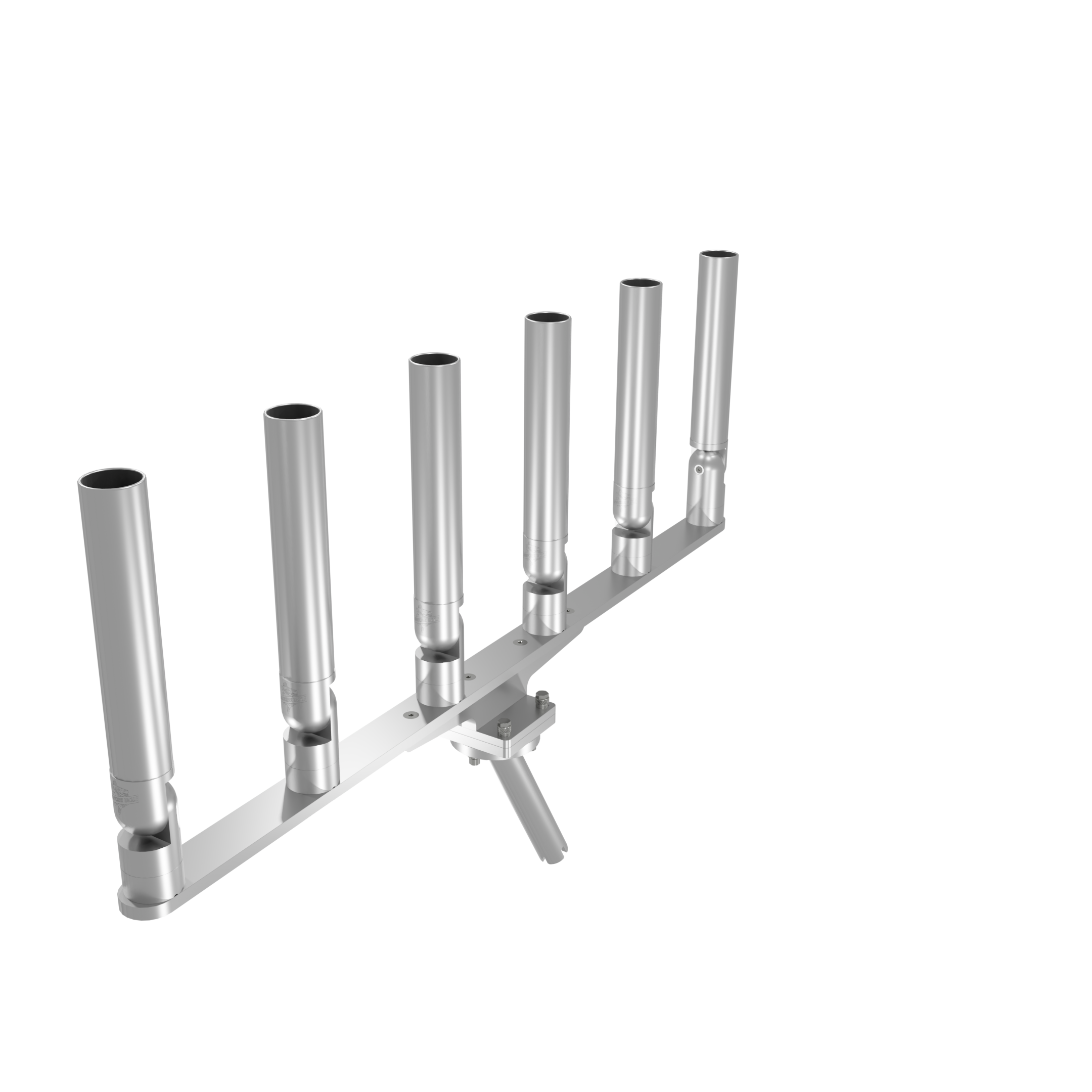 BIG SIX HORIZONTAL TREE ROD HOLDER WITH MOUNT