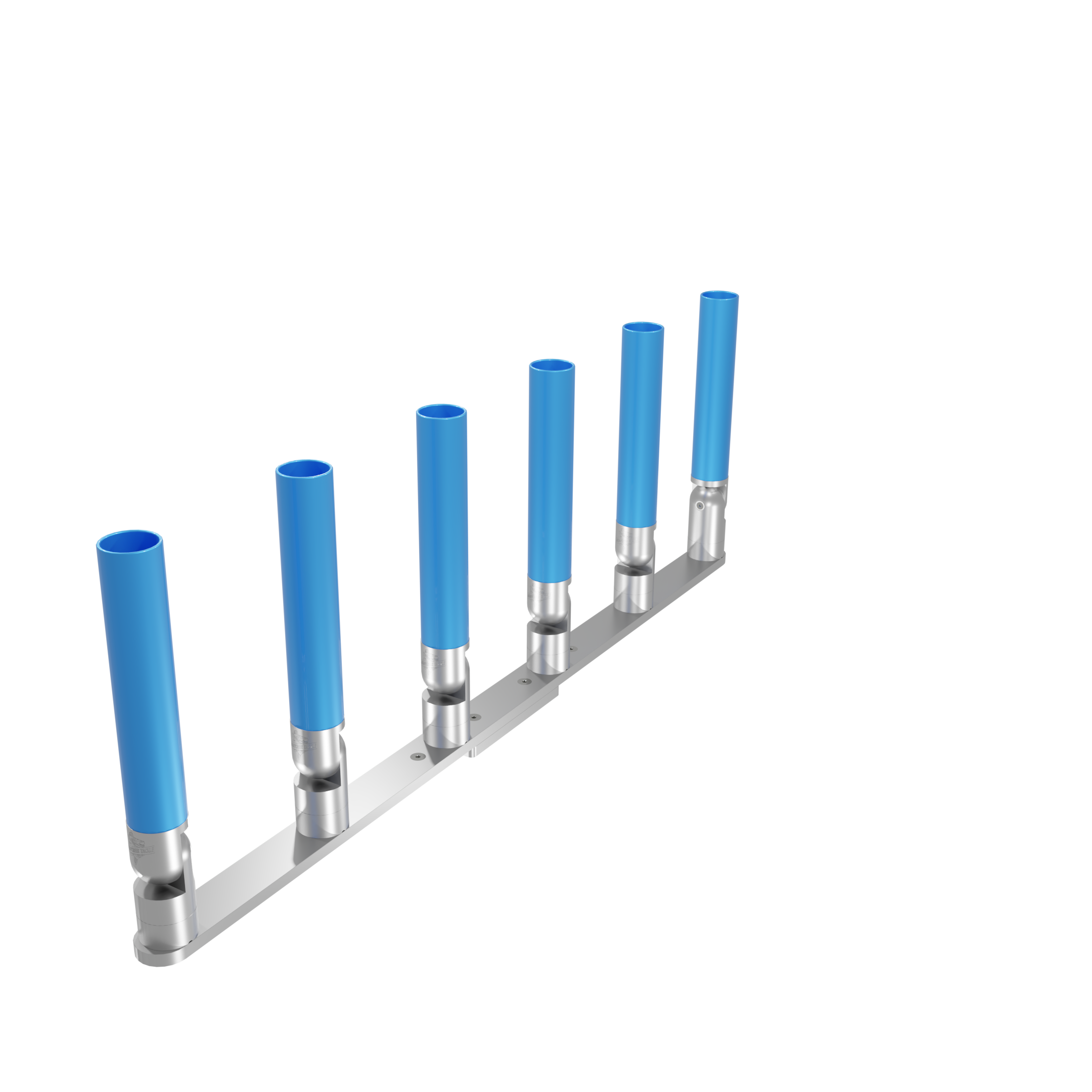 BIG SIX HORIZONTAL TREE ROD HOLDER WITH MOUNT