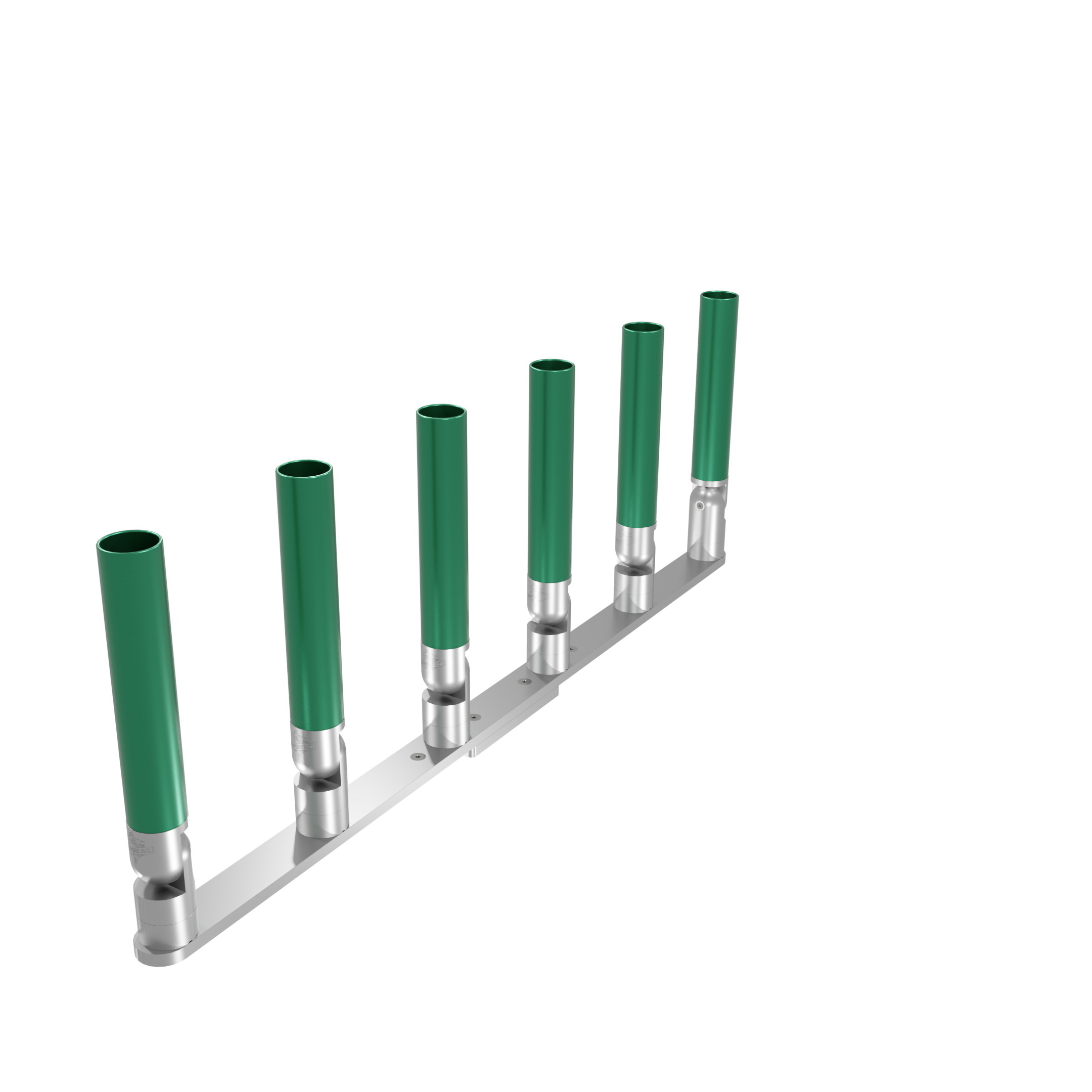 BIG SIX HORIZONTAL TREE ROD HOLDER WITH MOUNT