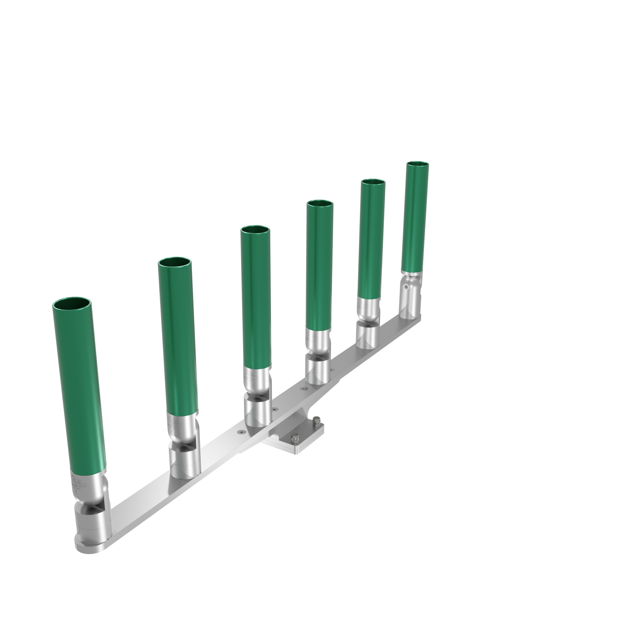 BIG SIX HORIZONTAL TREE ROD HOLDER WITH MOUNT