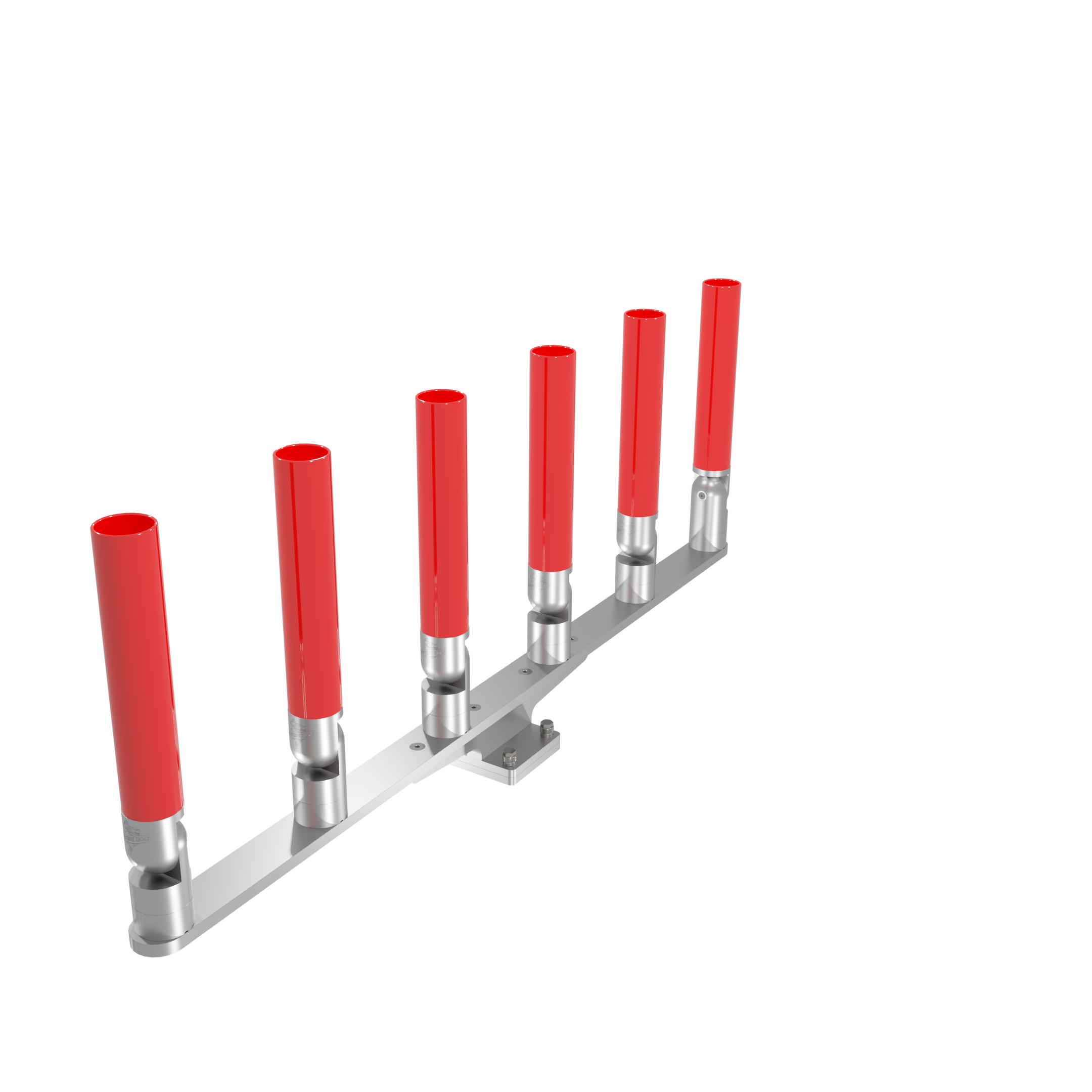 BIG SIX HORIZONTAL TREE ROD HOLDER WITH MOUNT