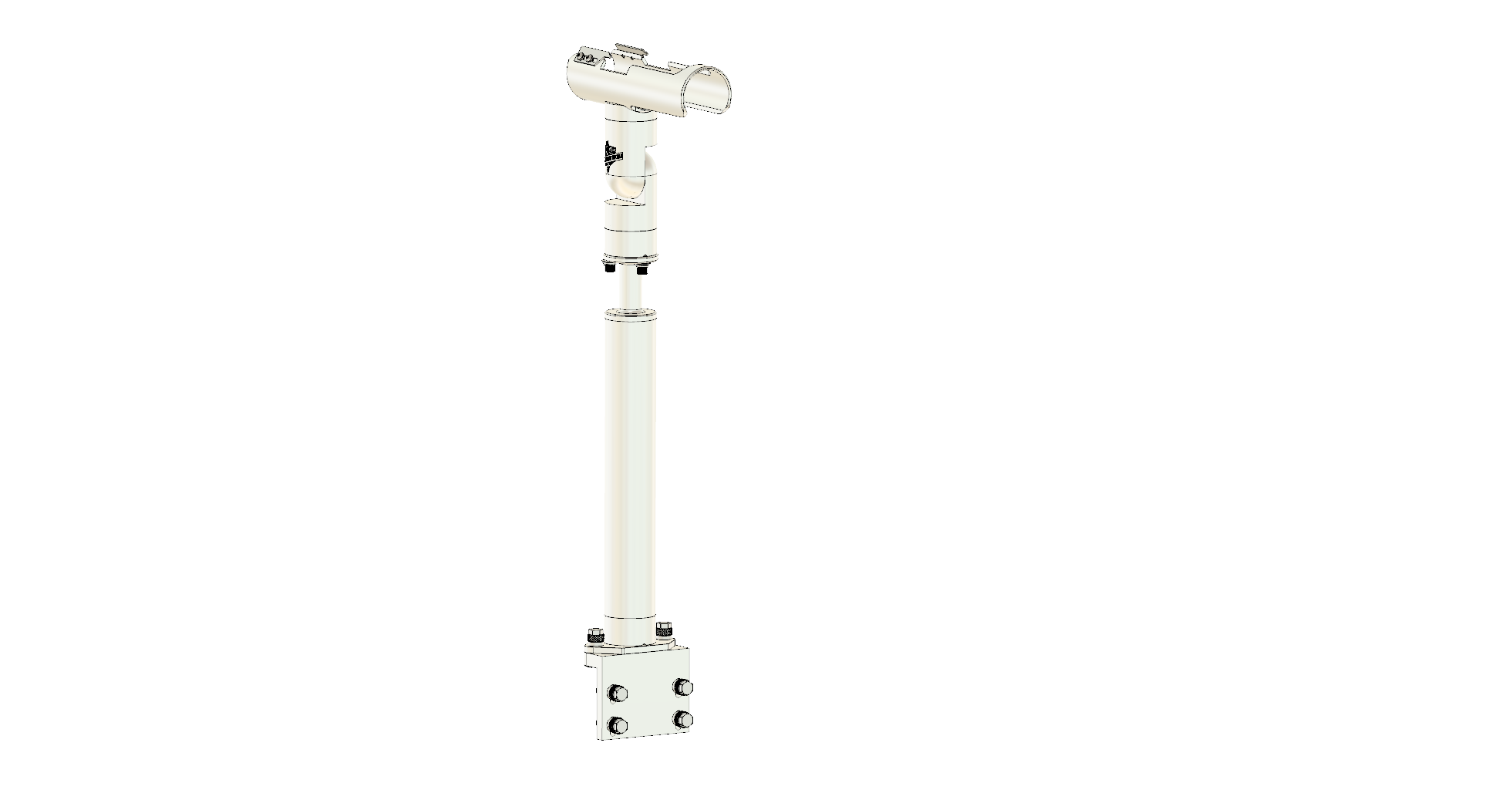 CRADLE WITH INTEGRATED GUNWALE MOUNT
