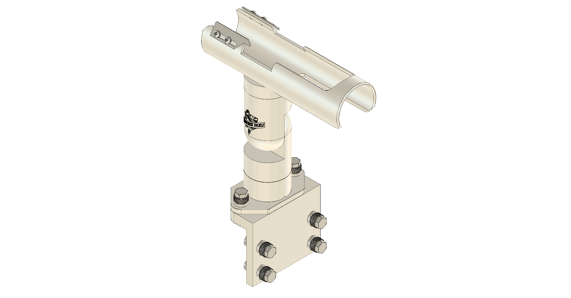 CRADLE WITH INTEGRATED GUNWALE MOUNT