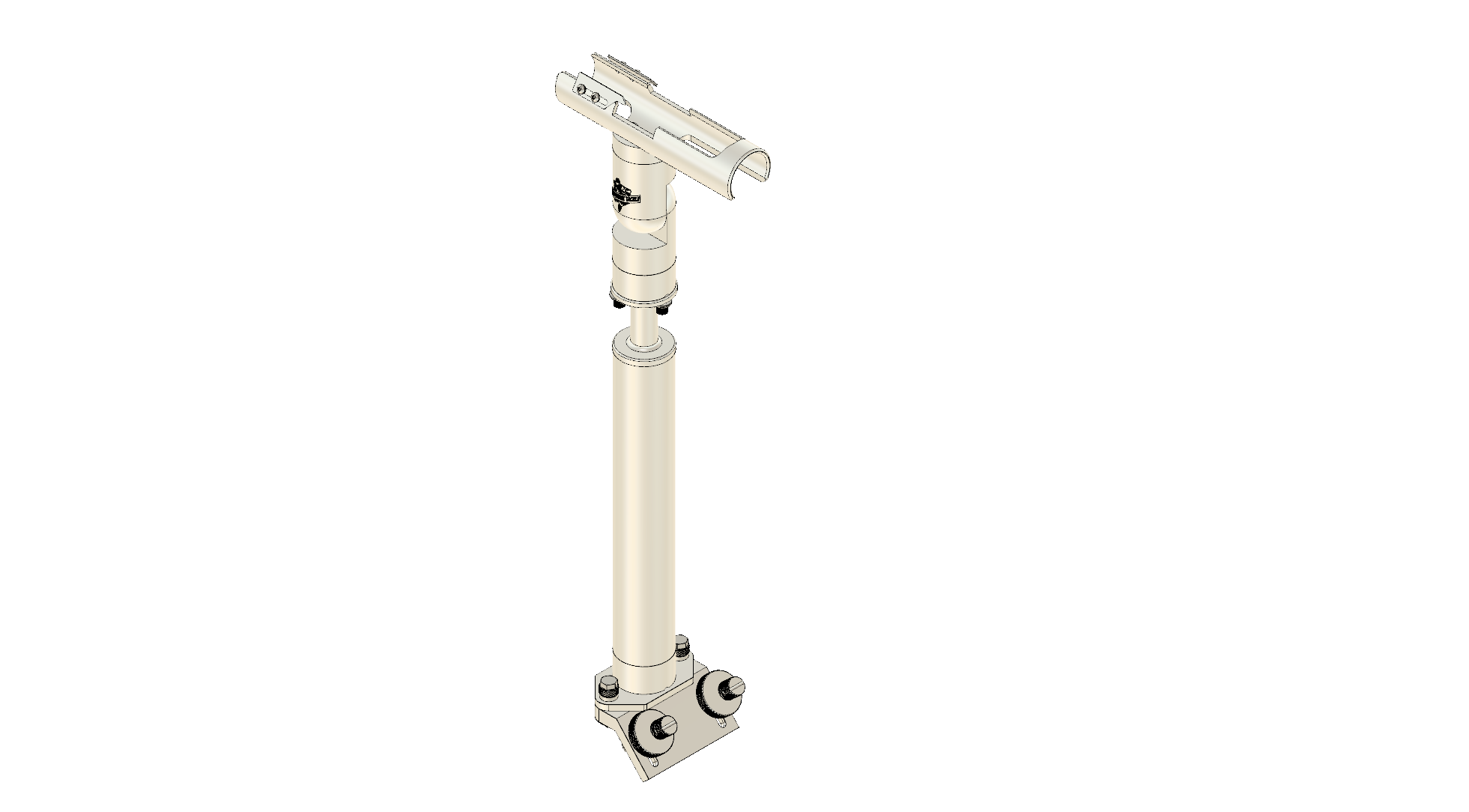 CRADLE WITH INTEGRATED GUNWALE MOUNT