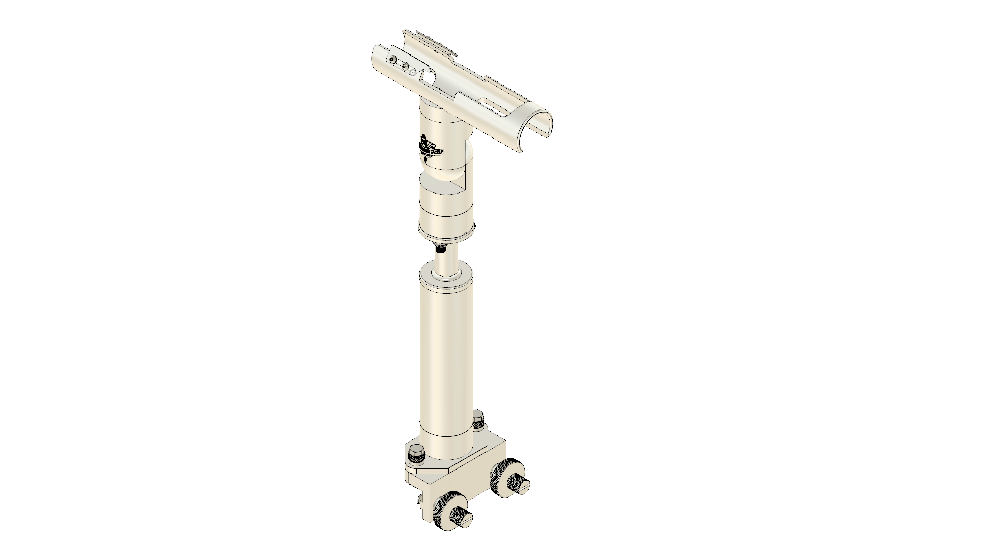 CRADLE WITH INTEGRATED GUNWALE MOUNT