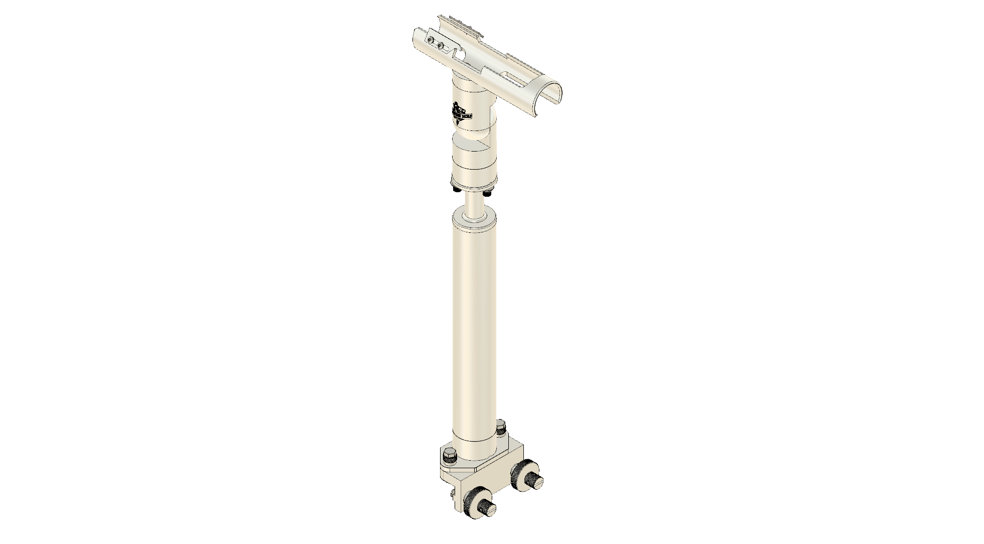 CRADLE WITH INTEGRATED GUNWALE MOUNT