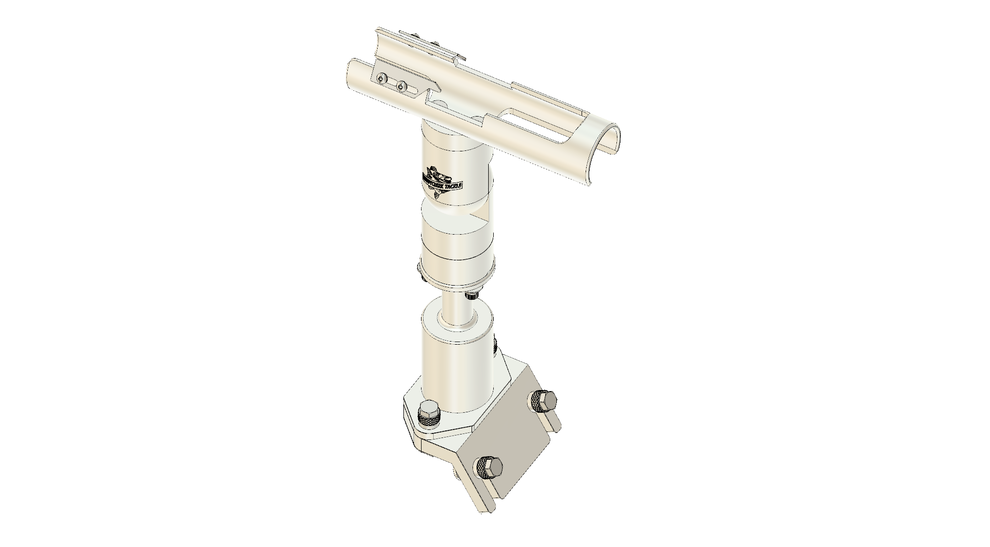 CRADLE WITH INTEGRATED GUNWALE MOUNT