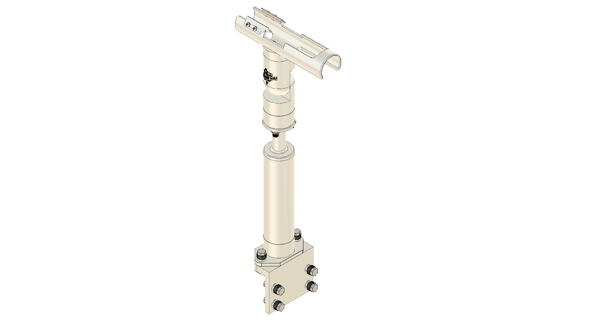 CRADLE WITH INTEGRATED GUNWALE MOUNT