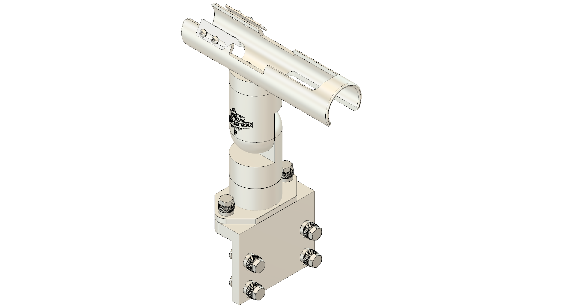 CRADLE WITH INTEGRATED GUNWALE MOUNT