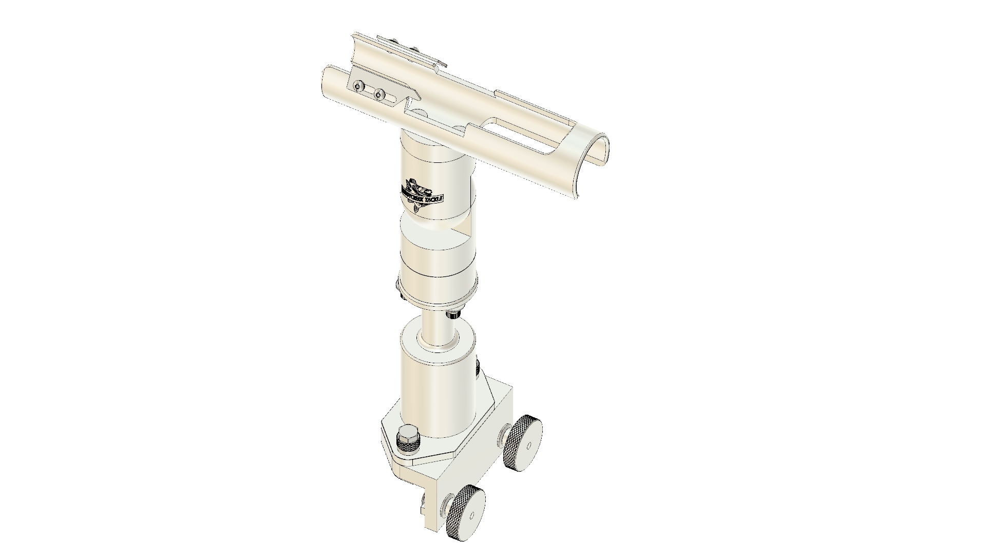 CRADLE WITH INTEGRATED GUNWALE MOUNT