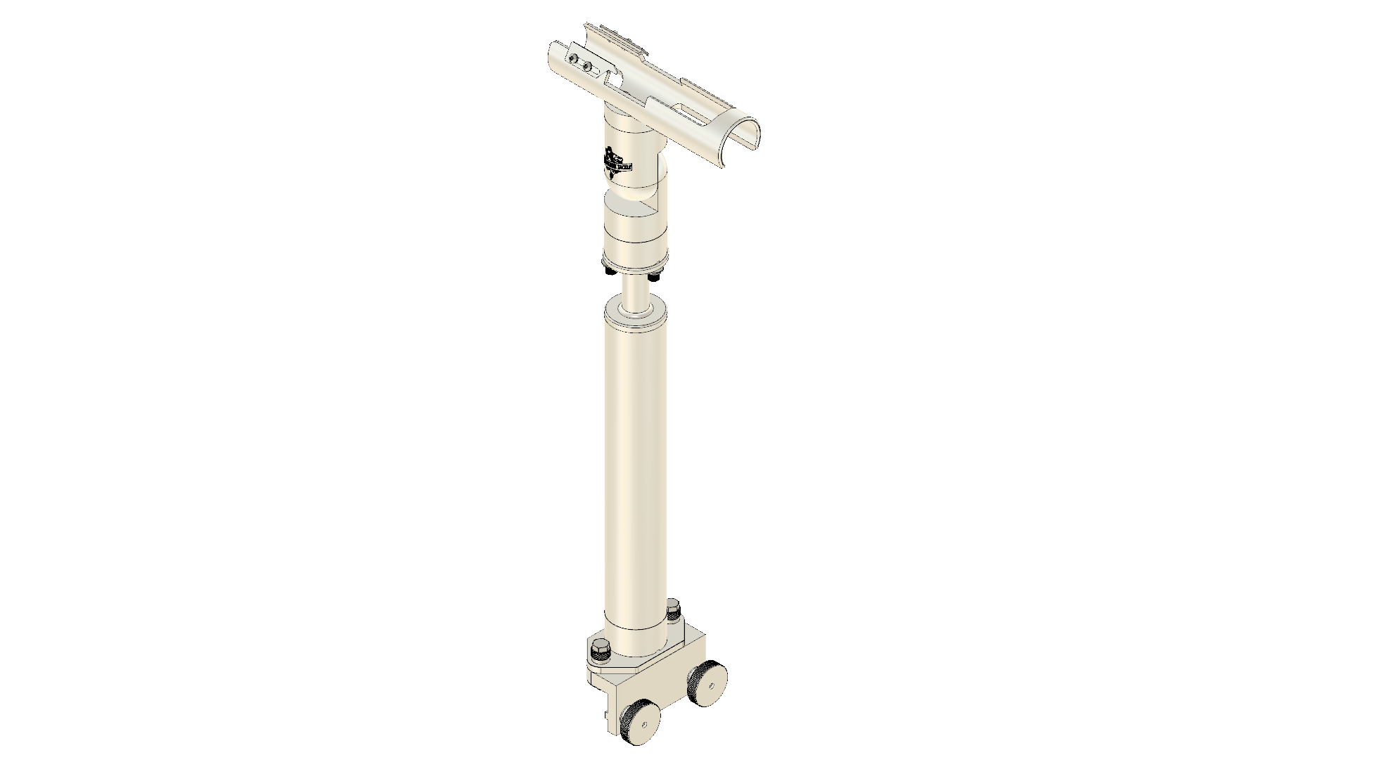 CRADLE WITH INTEGRATED GUNWALE MOUNT