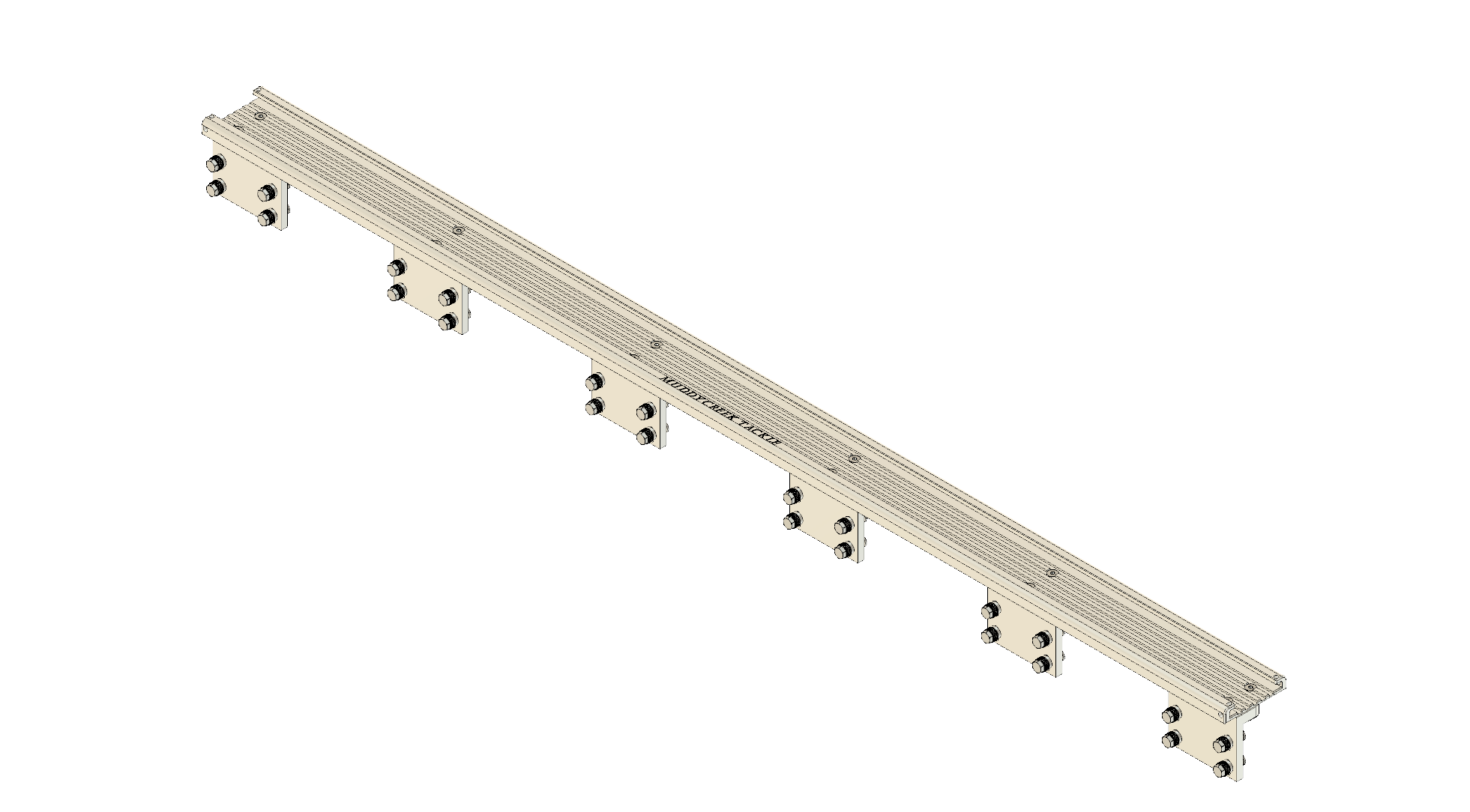TRACK WITH INTEGRATED GUNWALE MOUNT