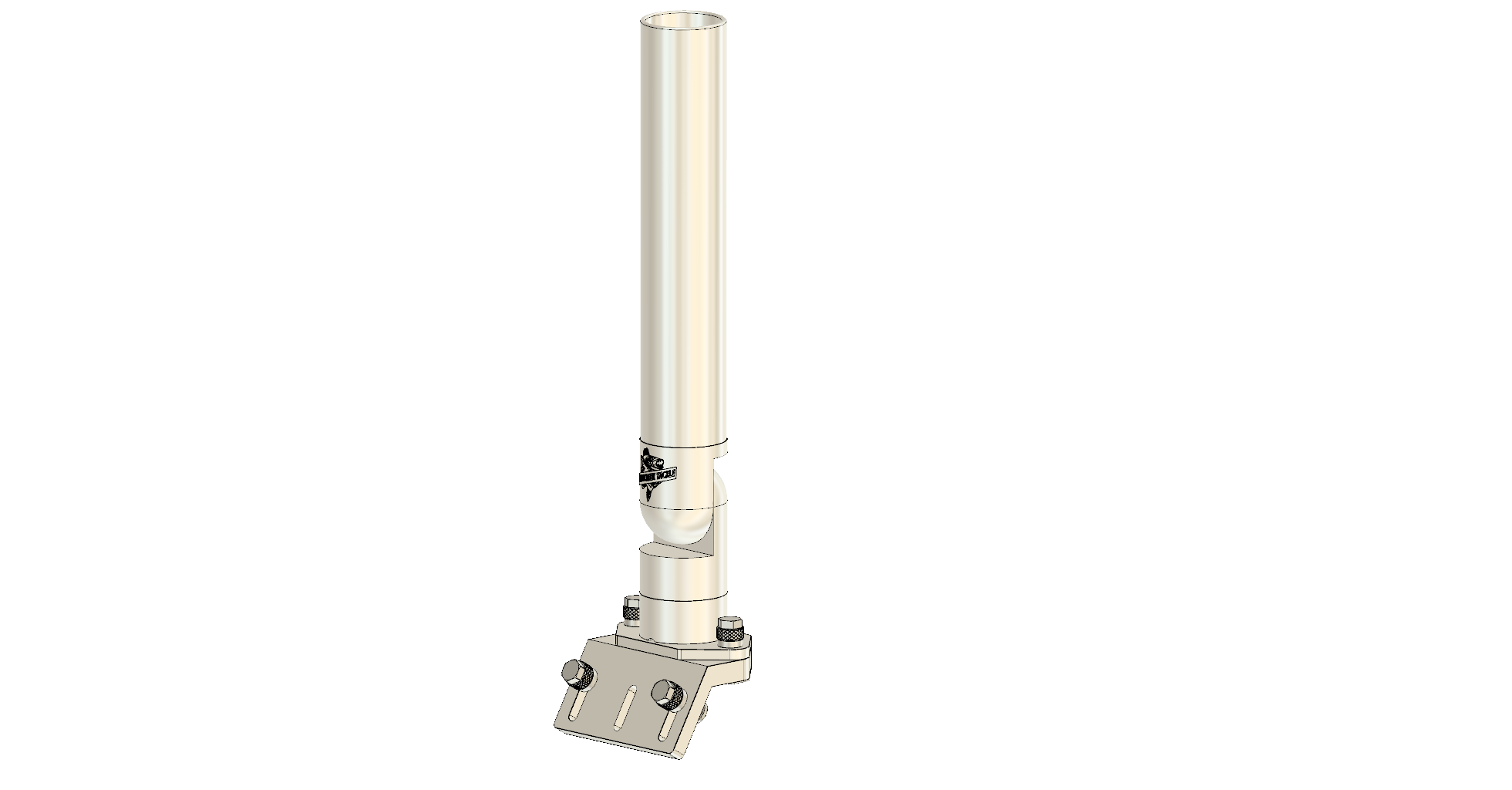 ROD HOLDER WITH INTEGRATED GUNWALE MOUNT