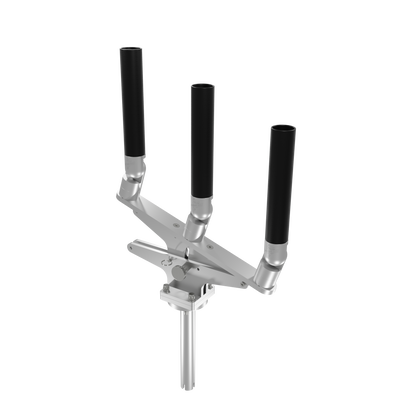 TRIPLE ARTICULATING TREE ROD HOLDER WITH GIMBAL
