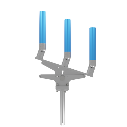 TRIPLE ARTICULATING TREE ROD HOLDER WITH GIMBAL