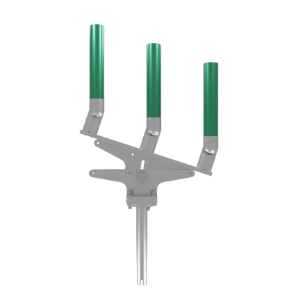 TRIPLE ARTICULATING TREE ROD HOLDER WITH GIMBAL