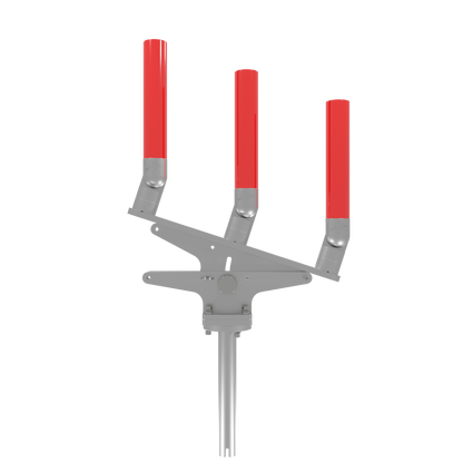 TRIPLE ARTICULATING TREE ROD HOLDER WITH GIMBAL