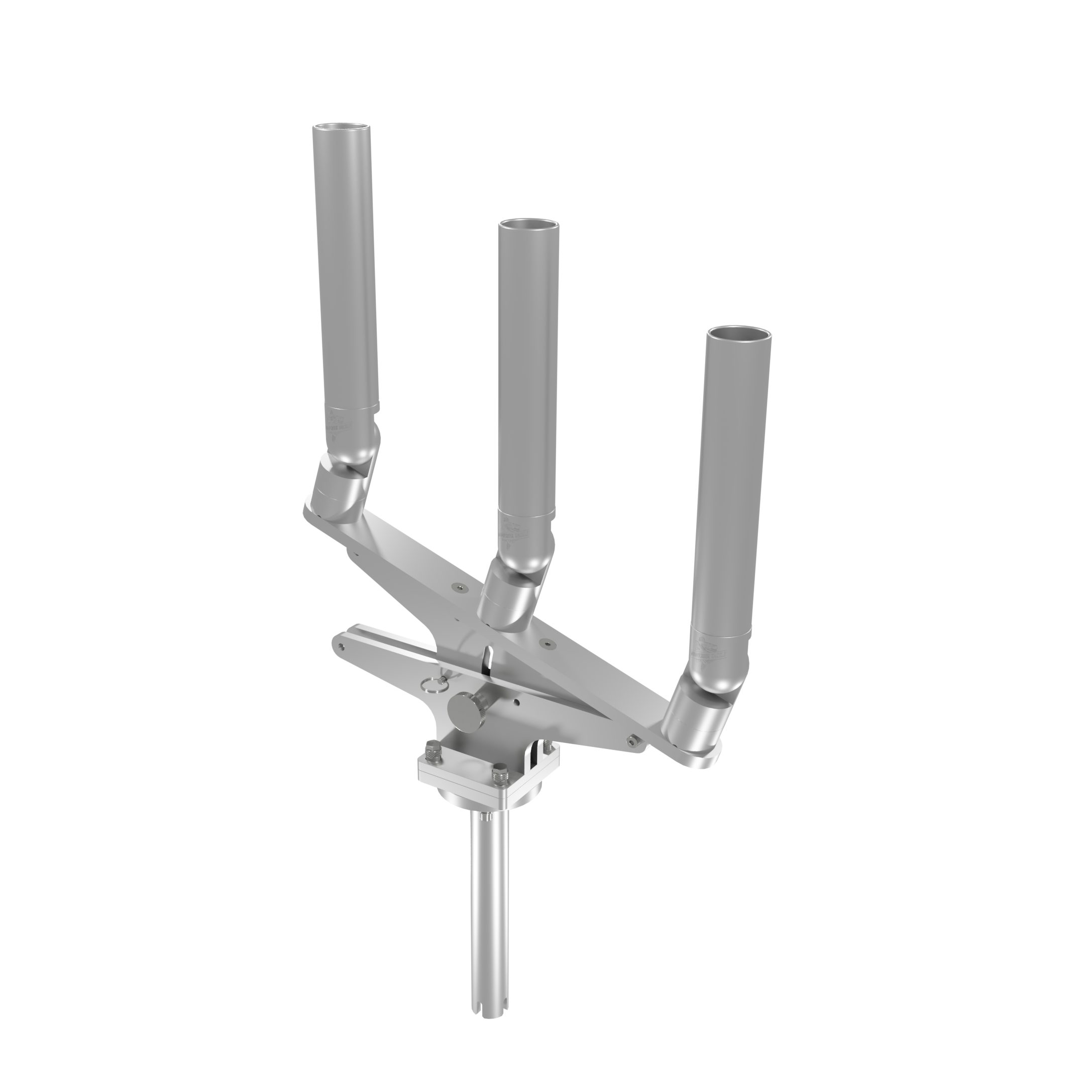 TRIPLE ARTICULATING TREE ROD HOLDER WITH GIMBAL