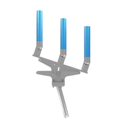 TRIPLE ARTICULATING TREE ROD HOLDER WITH GIMBAL