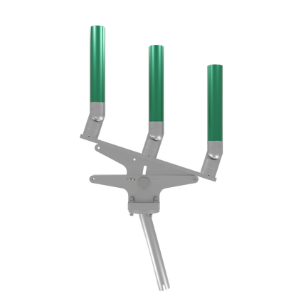 TRIPLE ARTICULATING TREE ROD HOLDER WITH GIMBAL