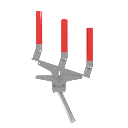 TRIPLE ARTICULATING TREE ROD HOLDER WITH GIMBAL