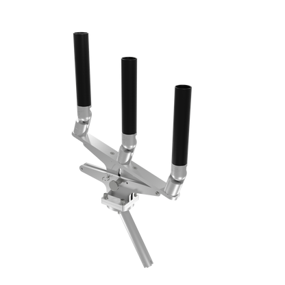 TRIPLE ARTICULATING TREE ROD HOLDER WITH GIMBAL