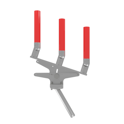 TRIPLE ARTICULATING TREE ROD HOLDER WITH GIMBAL