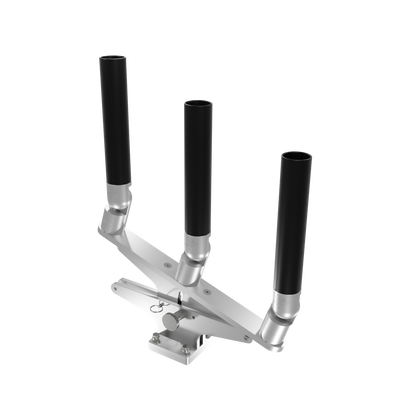 TRIPLE ARTICULATING TREE ROD HOLDER WITH MOUNT